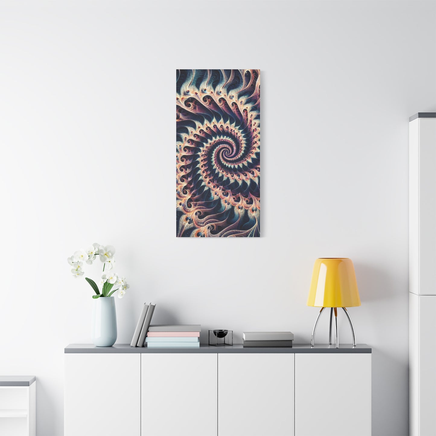 Abstract Spiral Art Canvas Print - Modern Home Decor for Art Lovers