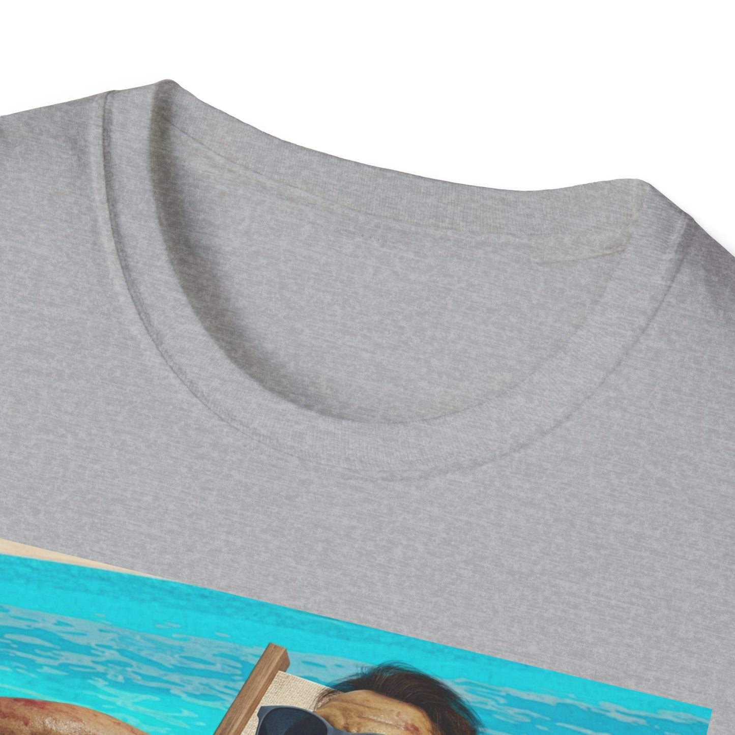 Zombie Relaxation Unisex Softstyle T-Shirt - Perfect for Halloween and Casual Outings
