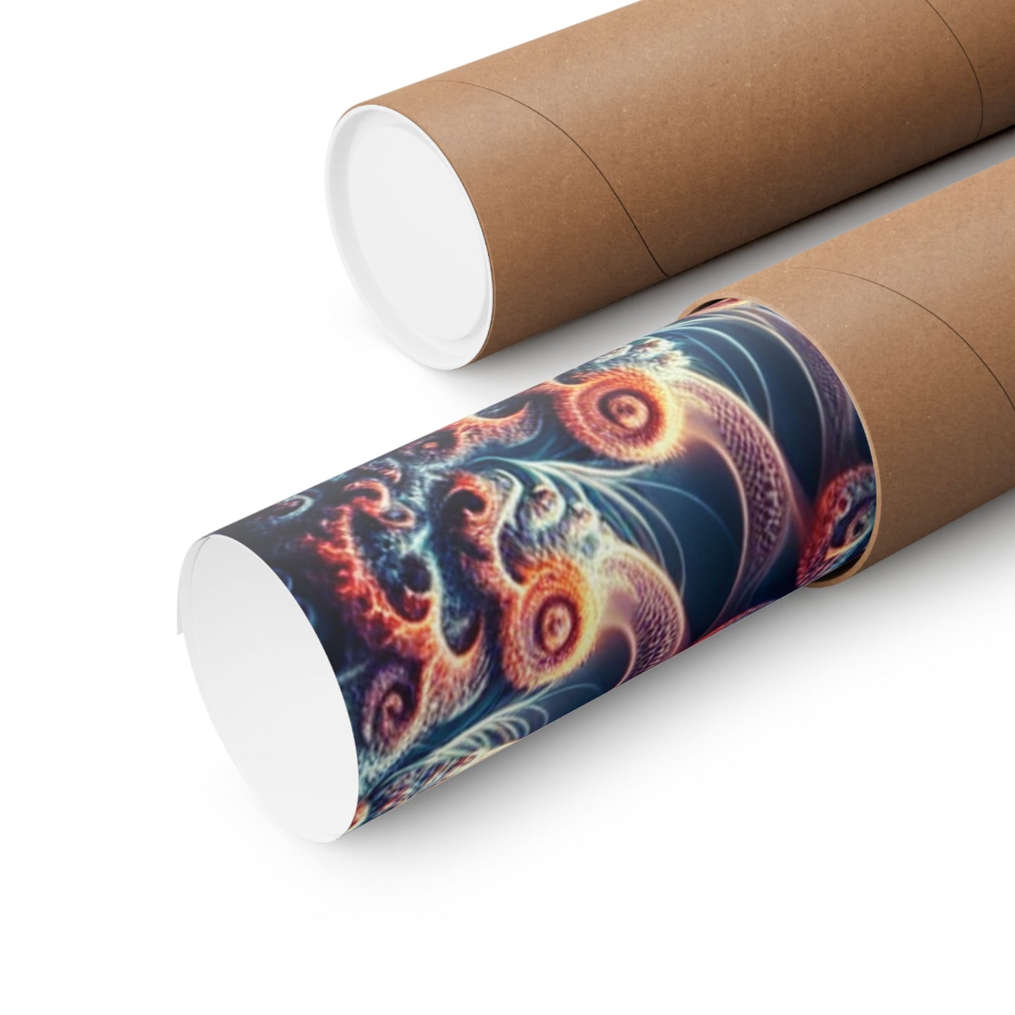 Abstract Swirl Matte Vertical Posters - Artistic Home Décor for Meditation and Relaxation