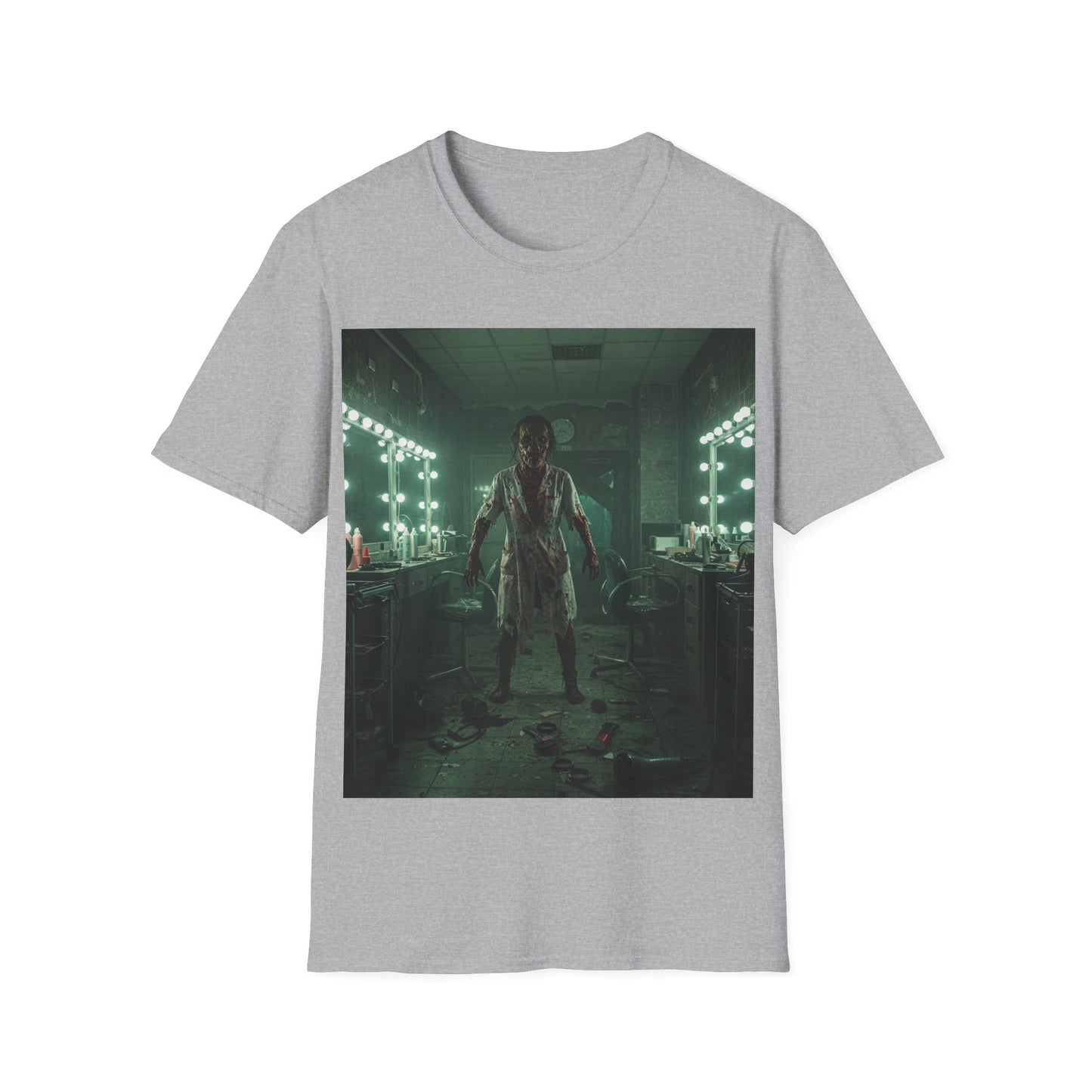 UK - Creepy Horror Unisex Softstyle T-Shirt - Perfect for Halloween
