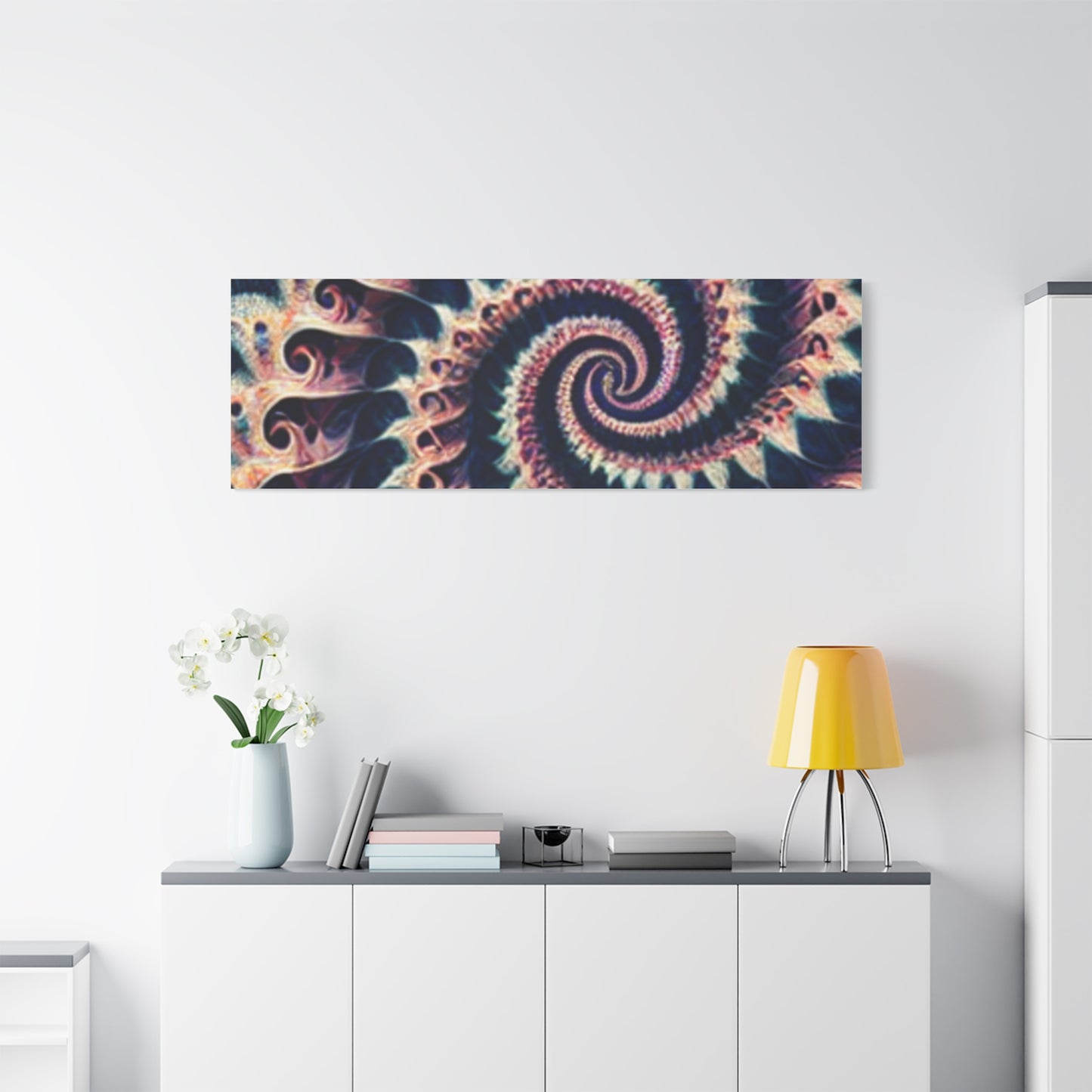 Abstract Spiral Art Canvas Print - Modern Home Decor for Art Lovers