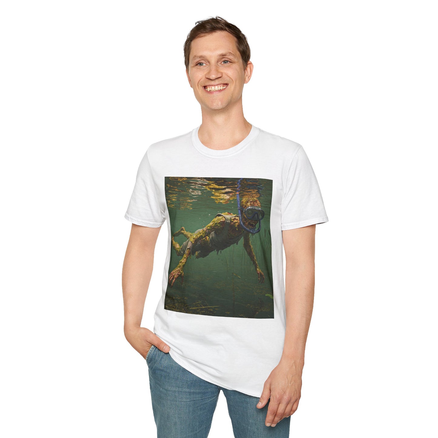 Underwater Explorer Unisex Softstyle T-Shirt - Nature Lover Graphic Tee