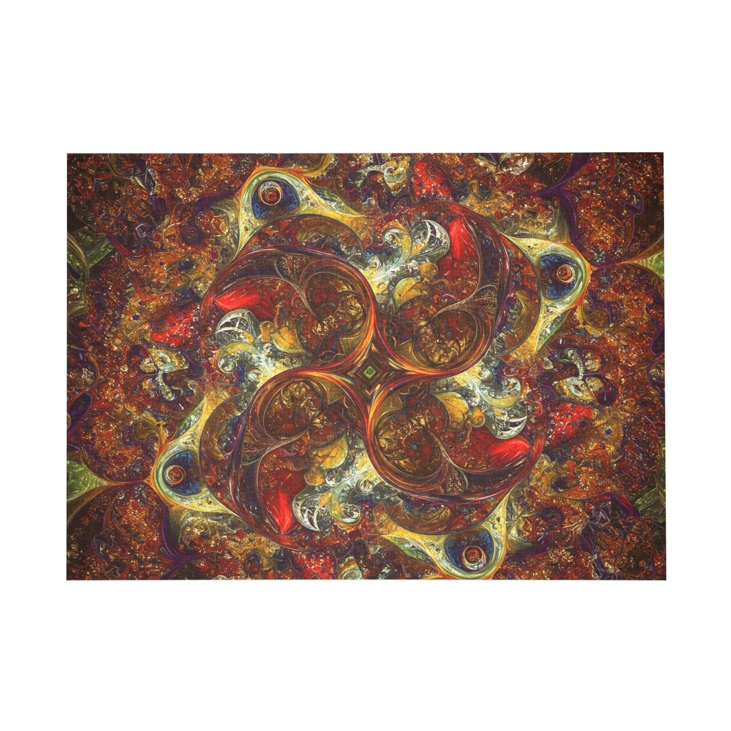 Colorful Kaleidoscope Puzzle - 1000 Pieces - Relaxing Mindfulness Activity