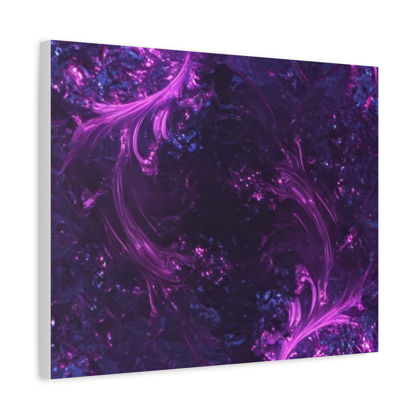 Abstract Purple Fractal Canvas Print - Artistic Wall Décor