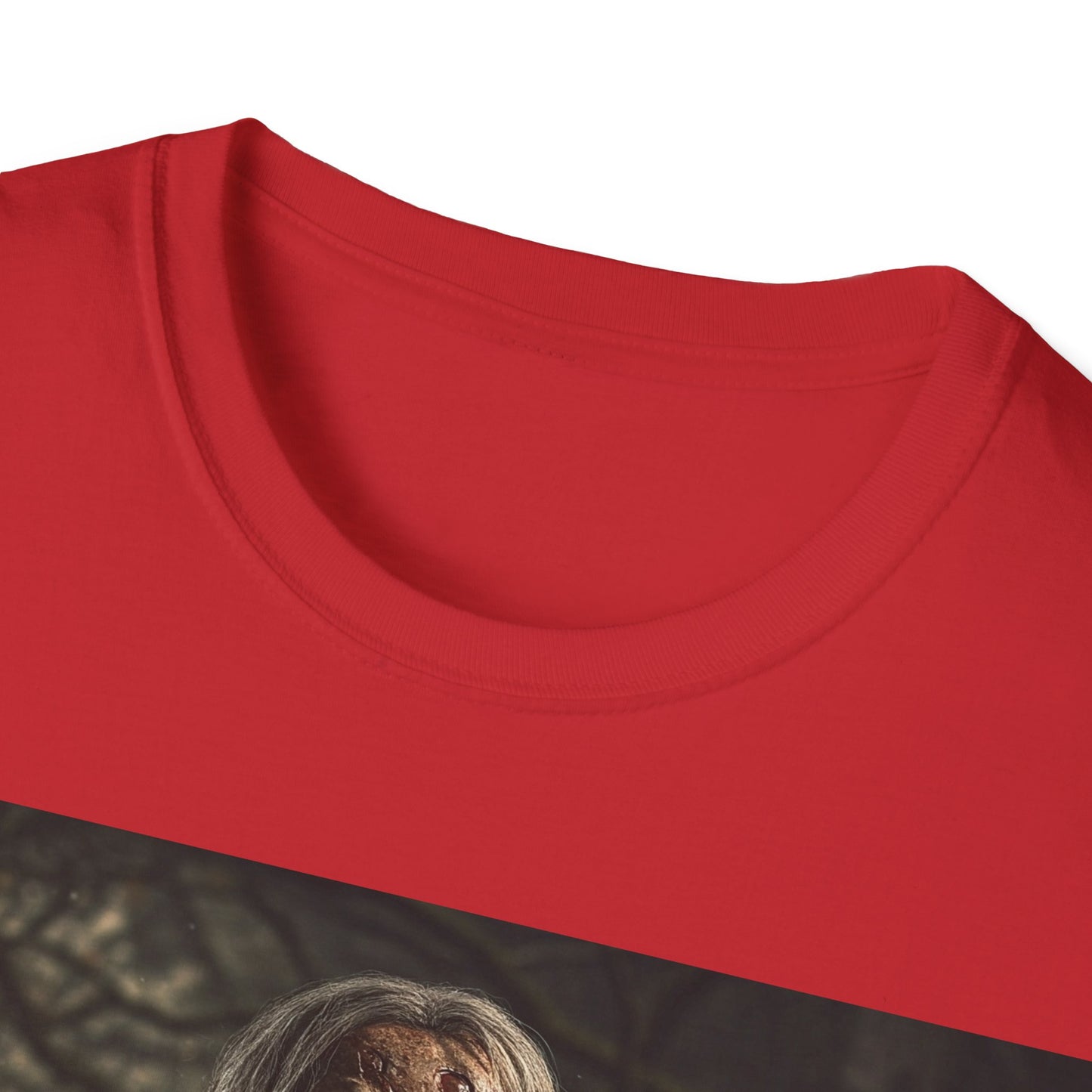 UK - Zombie Horror Apocalyptic Portrait Tee, bold, decaying zombie graphic