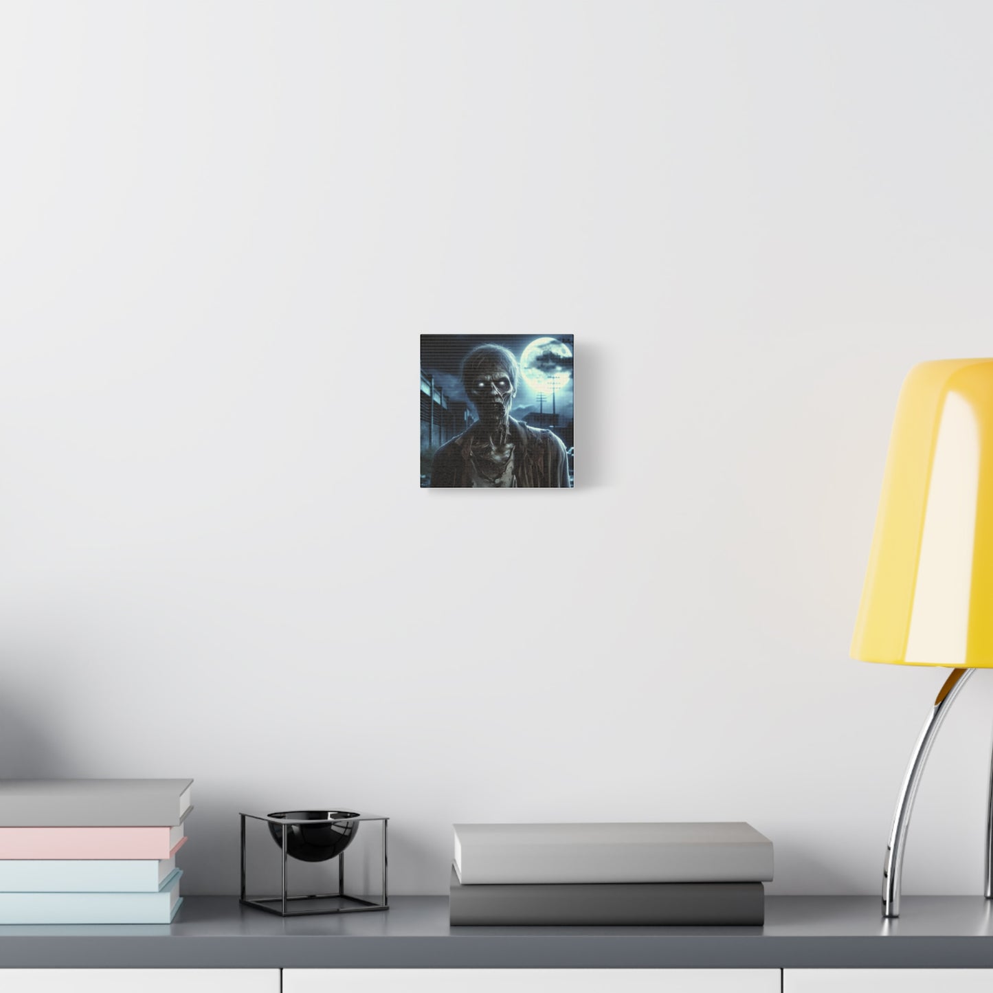 Zombie Wall Art Canvas - Spooky Home Decor