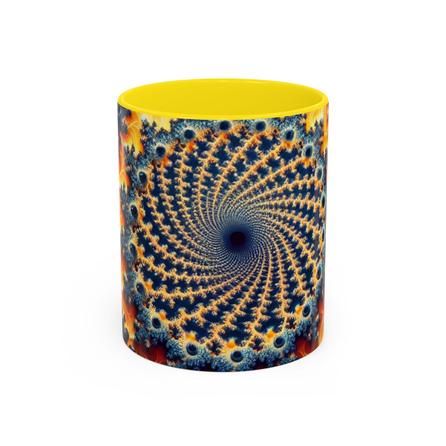 Vibrant Abstract Accent Coffee Mug - Unique 11 & 15oz Design for Art Lovers