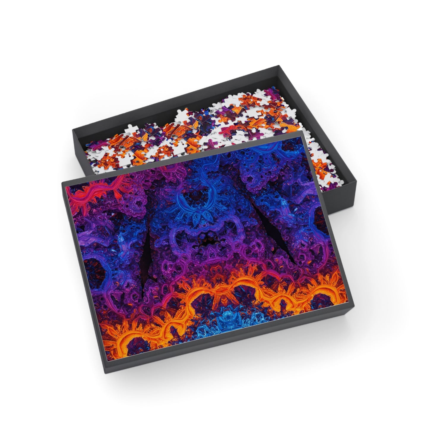 097- Fractal Puzzle (96, 252, 500, 1000-Piece) - Fun Family Activity and Gift