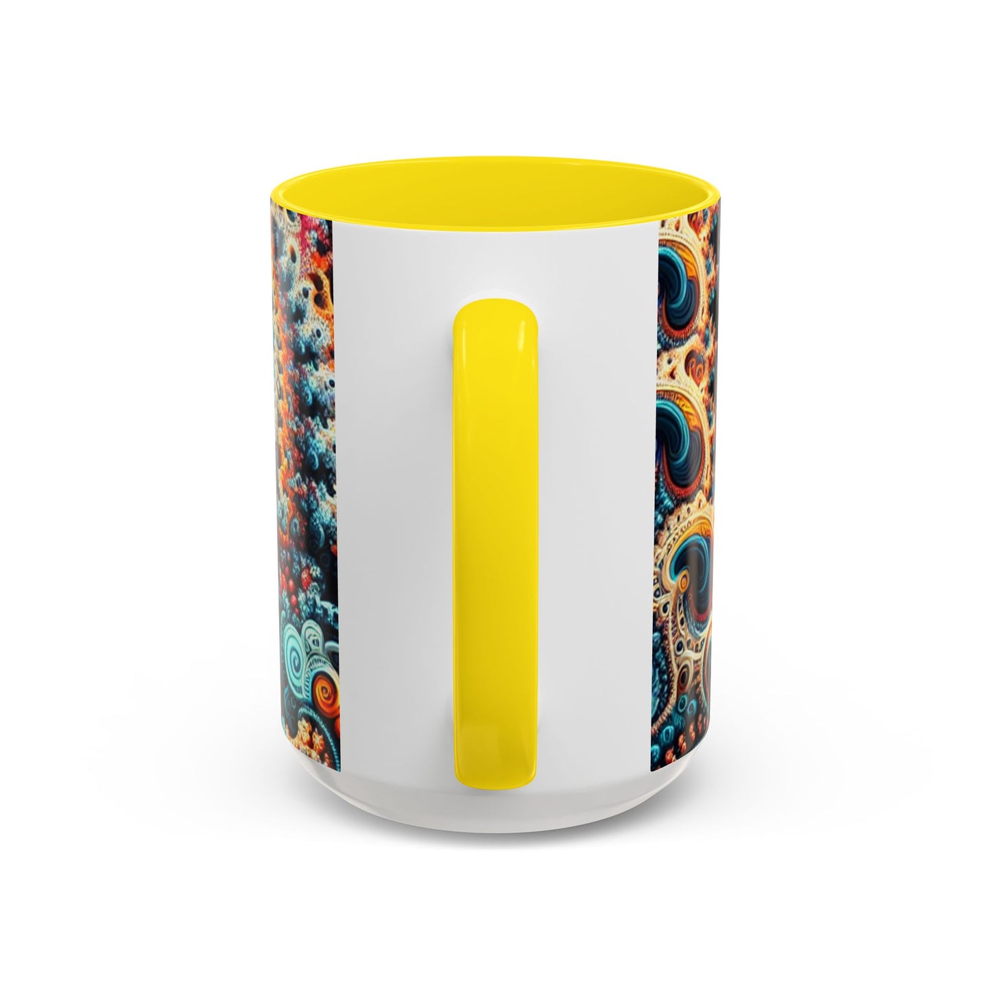 Colorful Fractal Coffee Mug - 11oz & 15oz - Perfect for Art Lovers