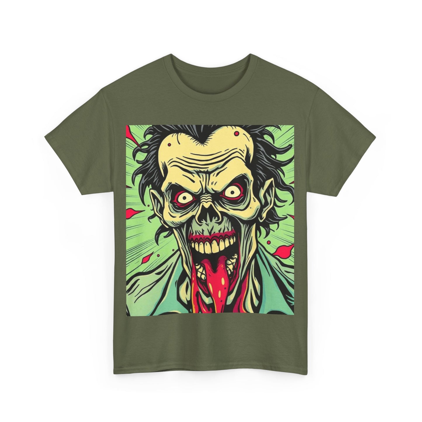 UK - Horror Graphic Tee - Creepy Zombie Design for Halloween