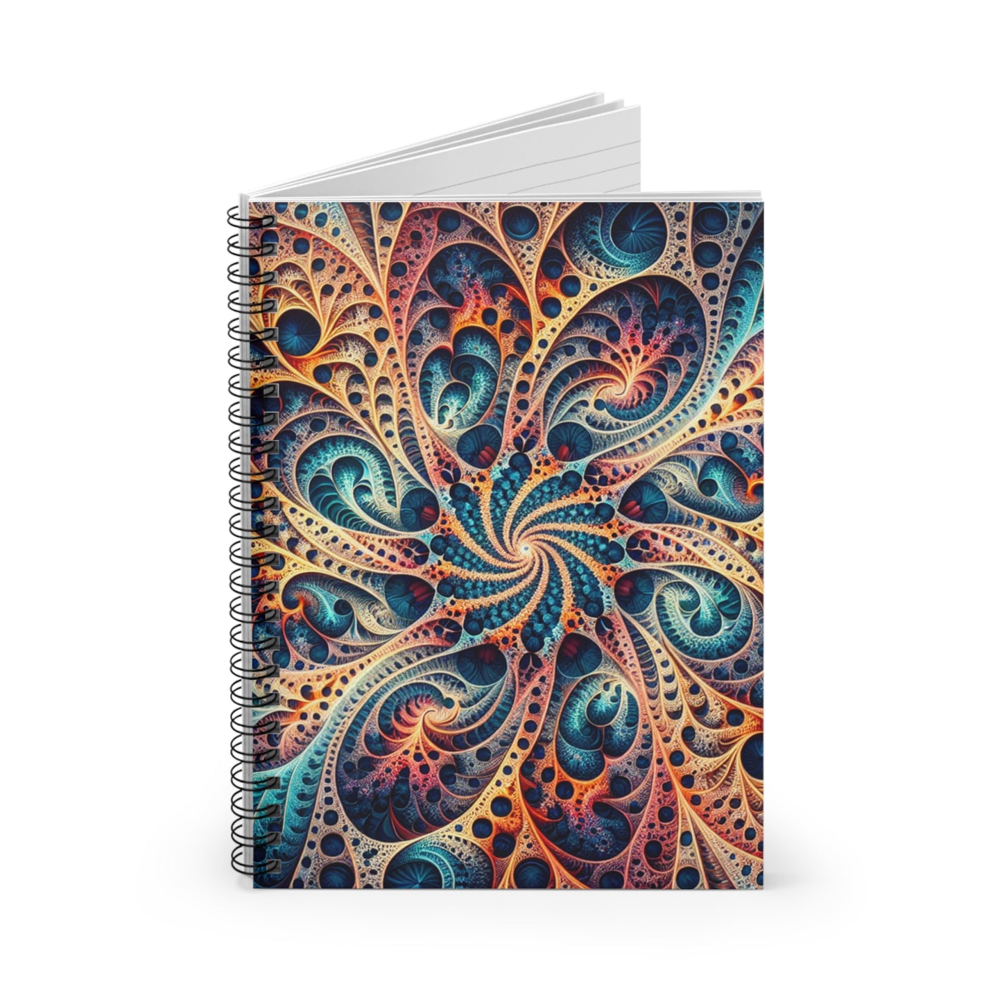 Colorful Spiral Design Ruled Notebook - Perfect for Creative Minds