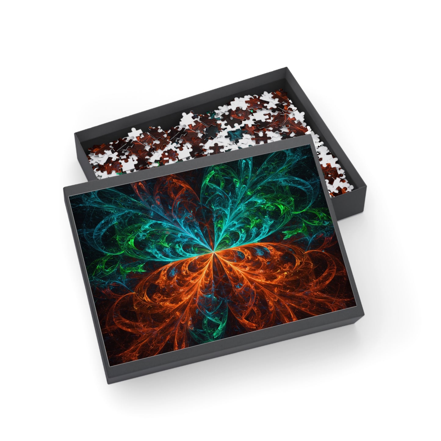 066- Fractal Puzzle (96, 252, 500, 1000-Piece) - Fun Family Activity and Gift