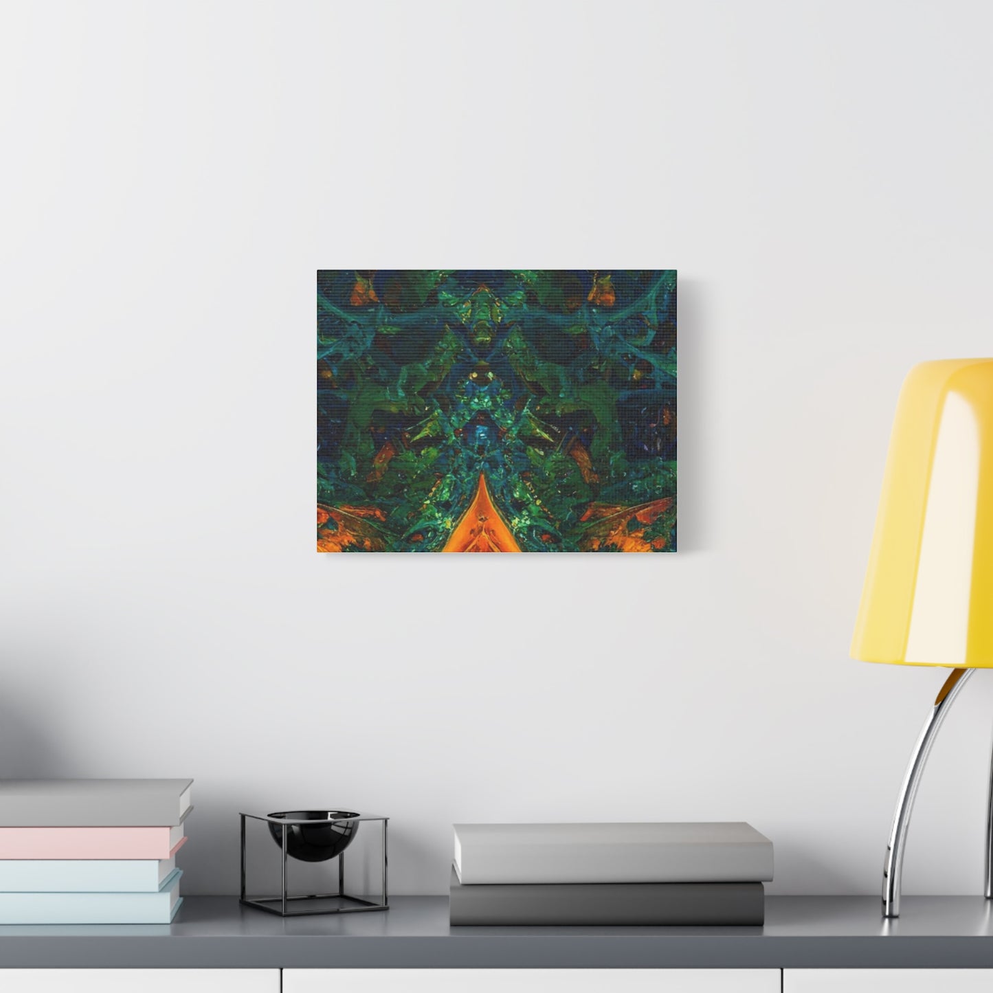 Vibrant Abstract Fractal Art Canvas Print