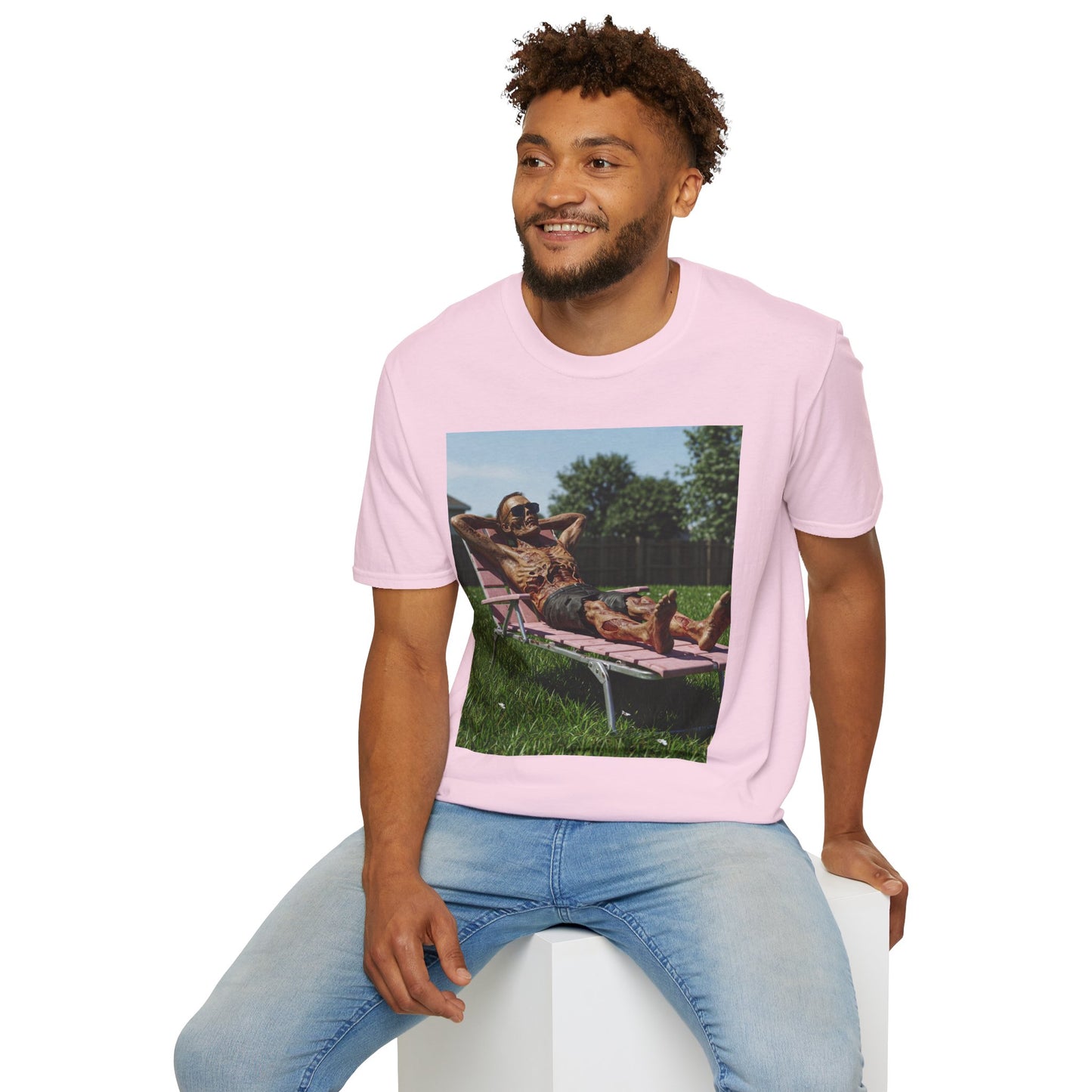 Chill Vibes Unisex Softstyle T-Shirt - Relaxed Summer Graphic Tee