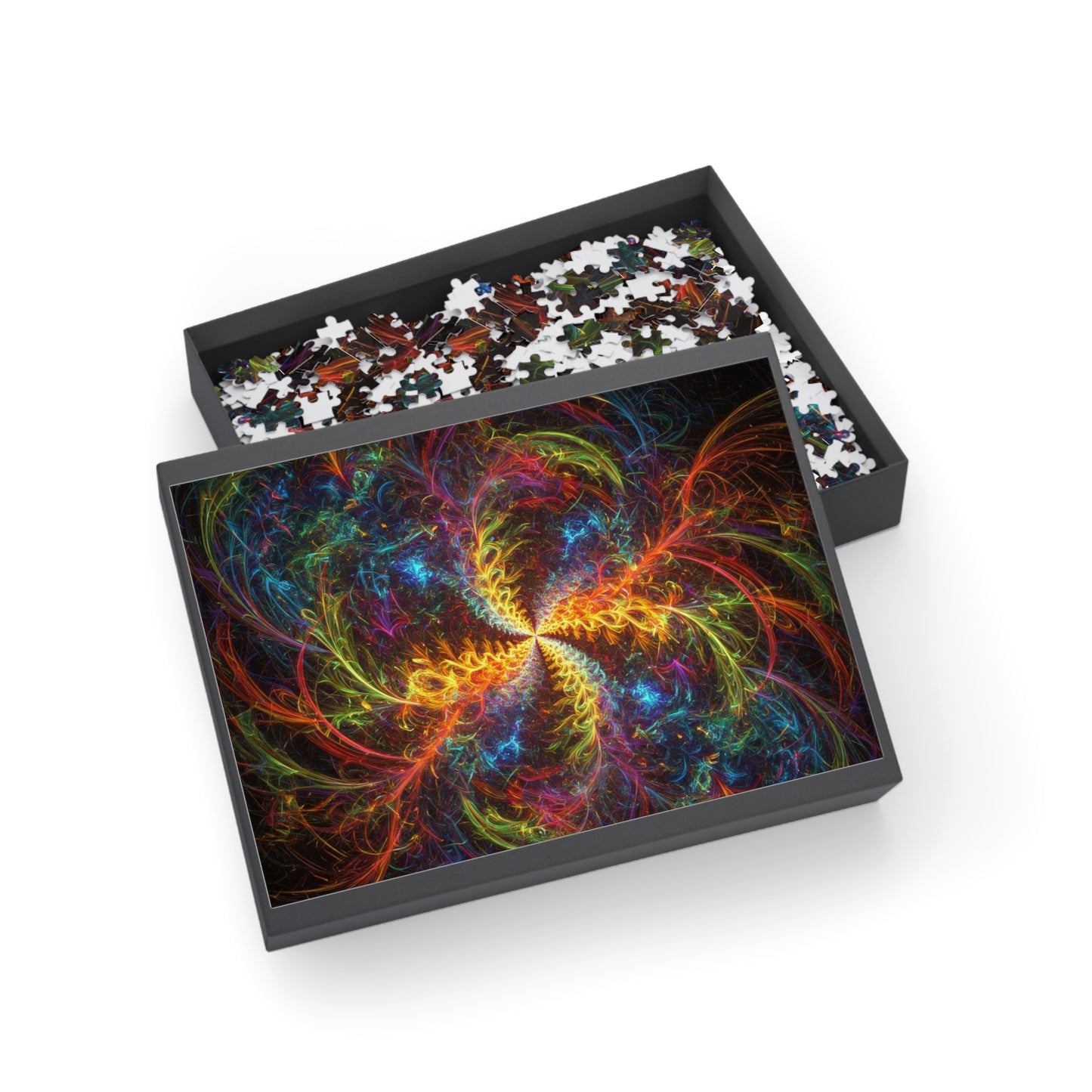 094- Fractal Puzzle (96, 252, 500, 1000-Piece) - Fun Family Activity and Gift