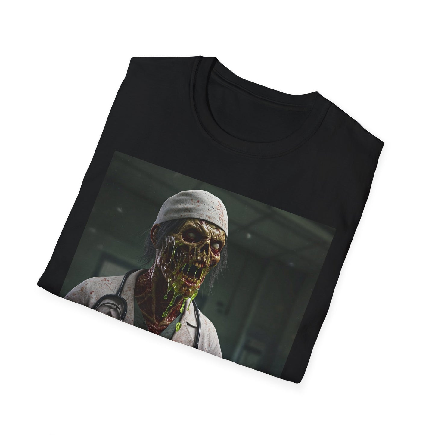 Zombie Doctor Graphic T-Shirt | Unisex Horror Tee for Halloween
