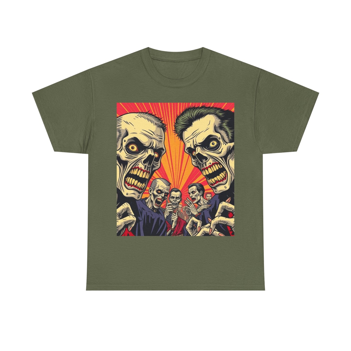 UK - Vintage Horror Graphic Unisex Heavy Cotton Tee