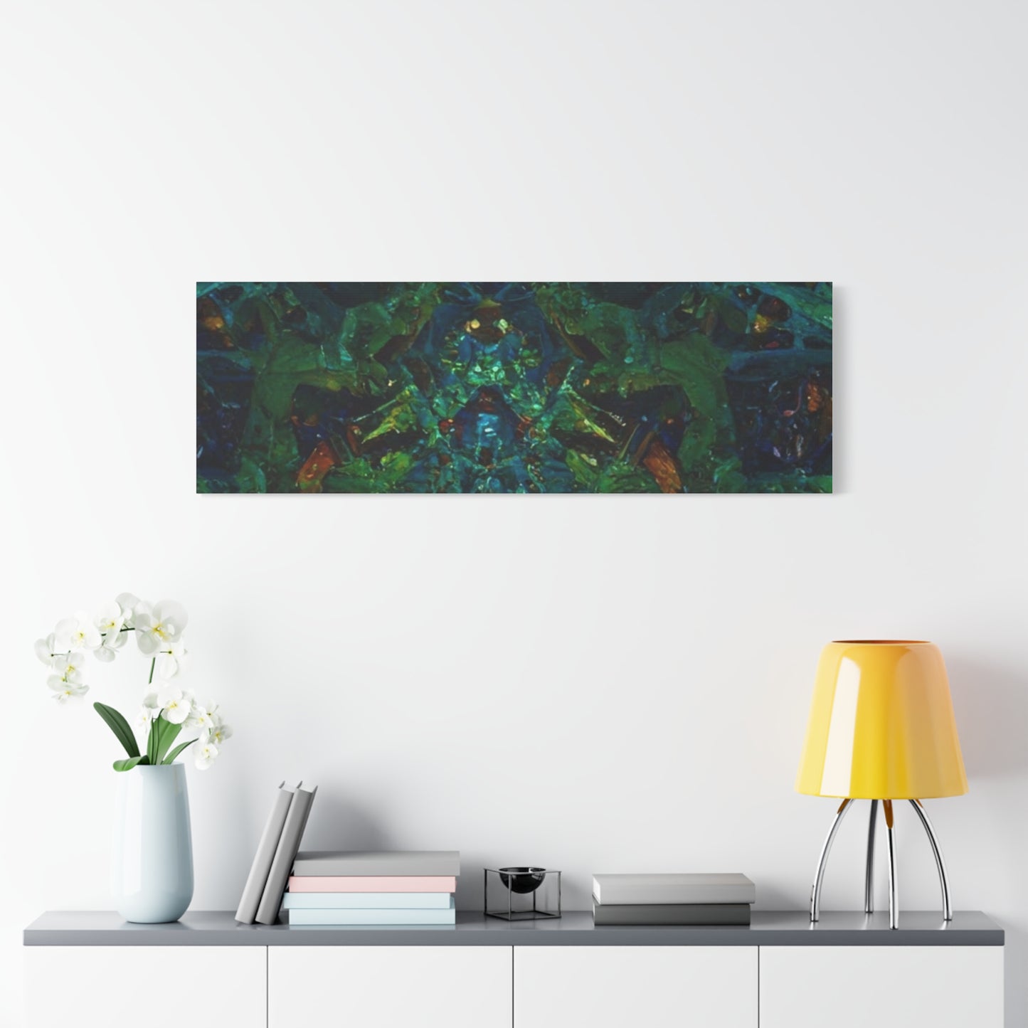 Vibrant Abstract Fractal Art Canvas Print