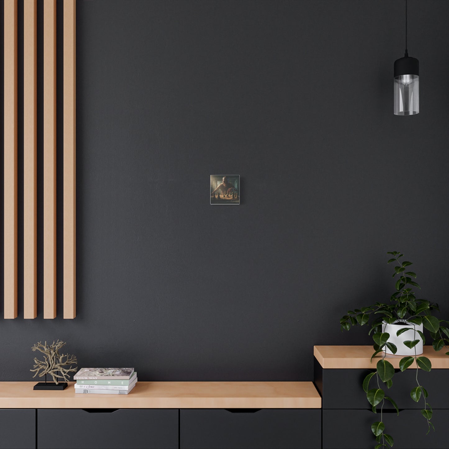 Zombie Chess Matte Canvas Wall Art for Horror Lovers