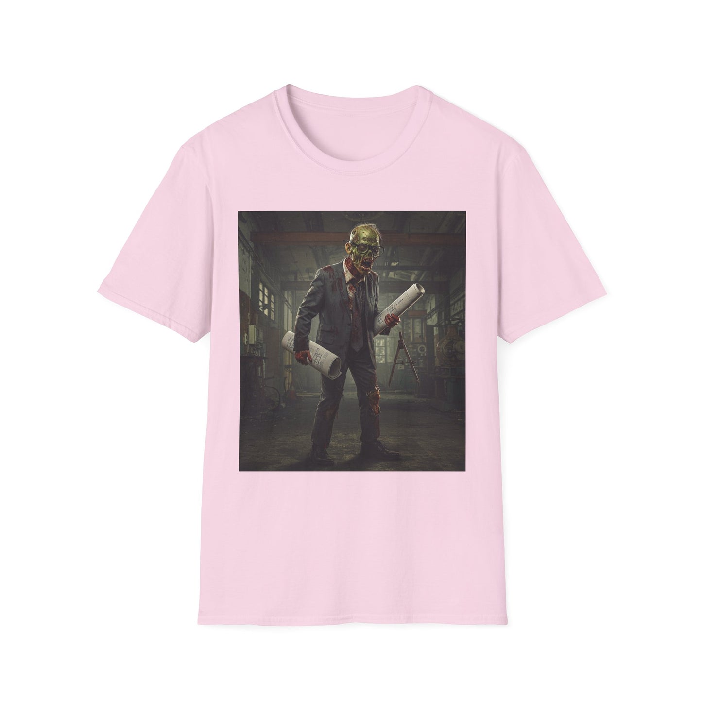 Zombie Apocalypse Unisex Softstyle T-Shirt - Perfect for Halloween and Horror Fans