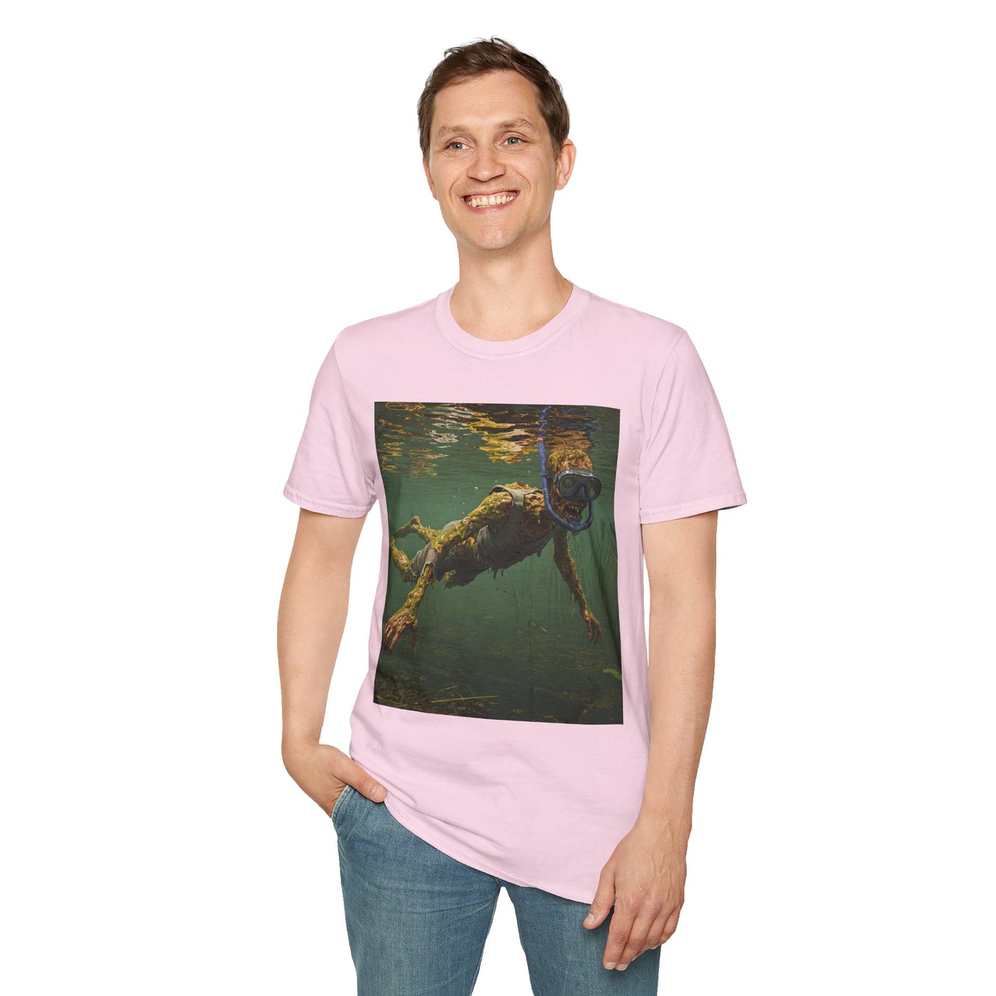 Underwater Explorer Unisex Softstyle T-Shirt - Nature Lover Graphic Tee