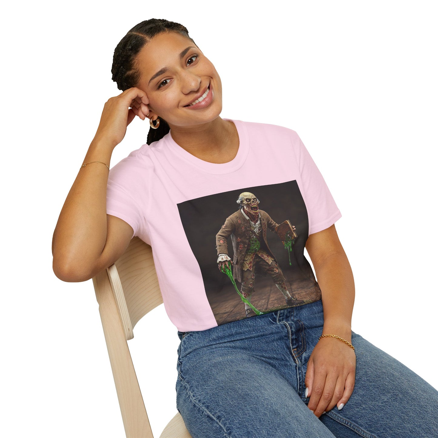 Zombie Science Unisex Softstyle T-Shirt - Spooky Halloween Apparel