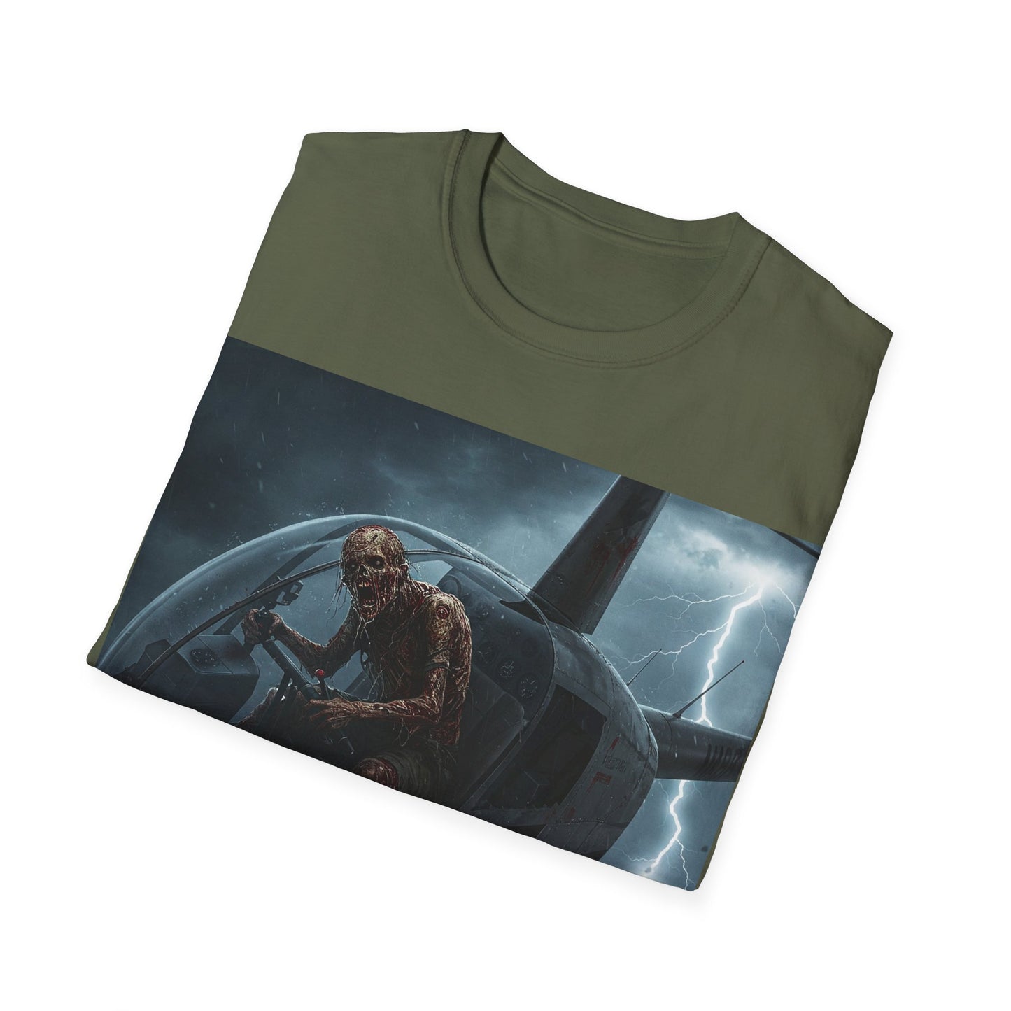UK - Stormy Helicopter Adventure Unisex Softstyle T-Shirt