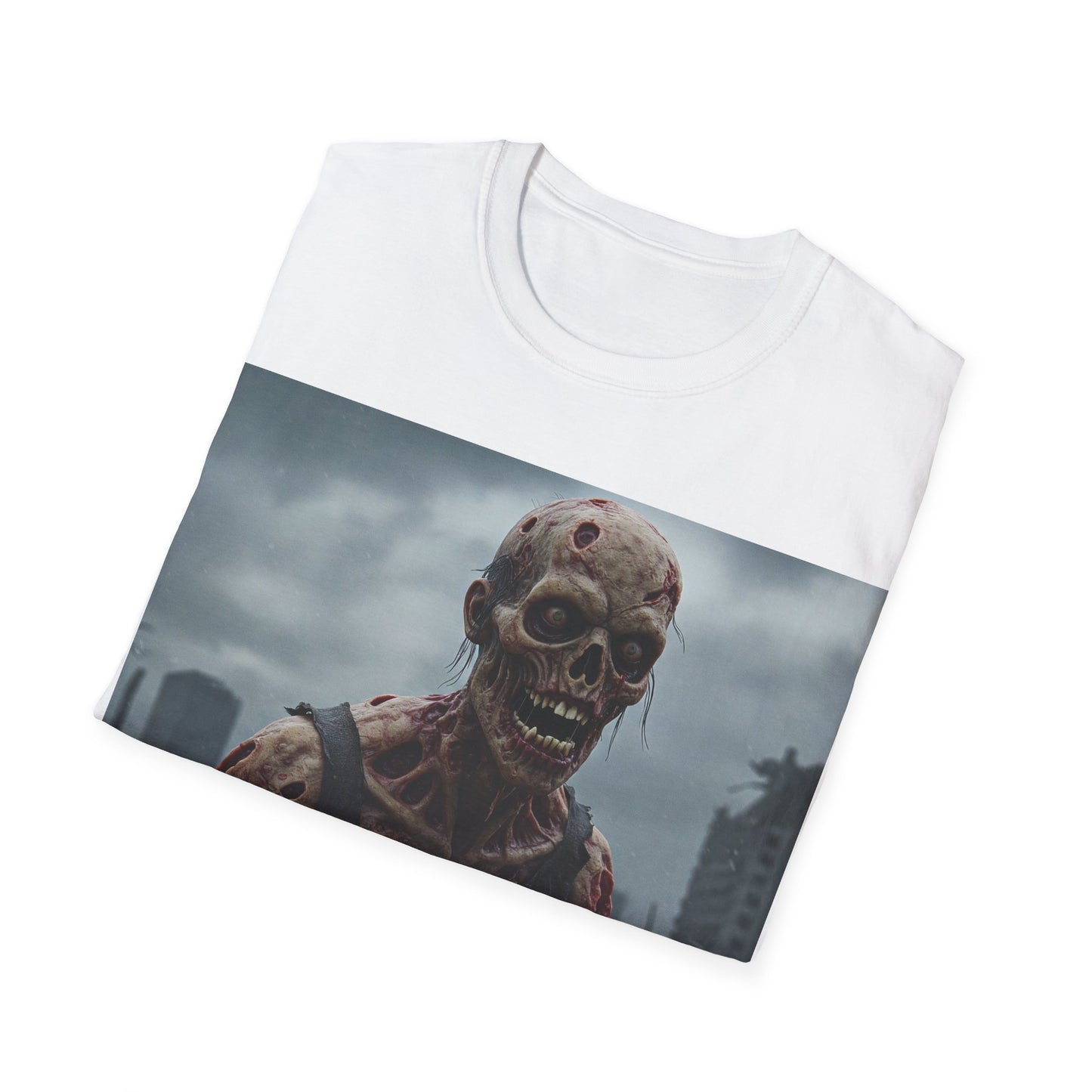 UK - Zombie Apocalypse Apocalyptic Portrait Tee: A Vision of Decay