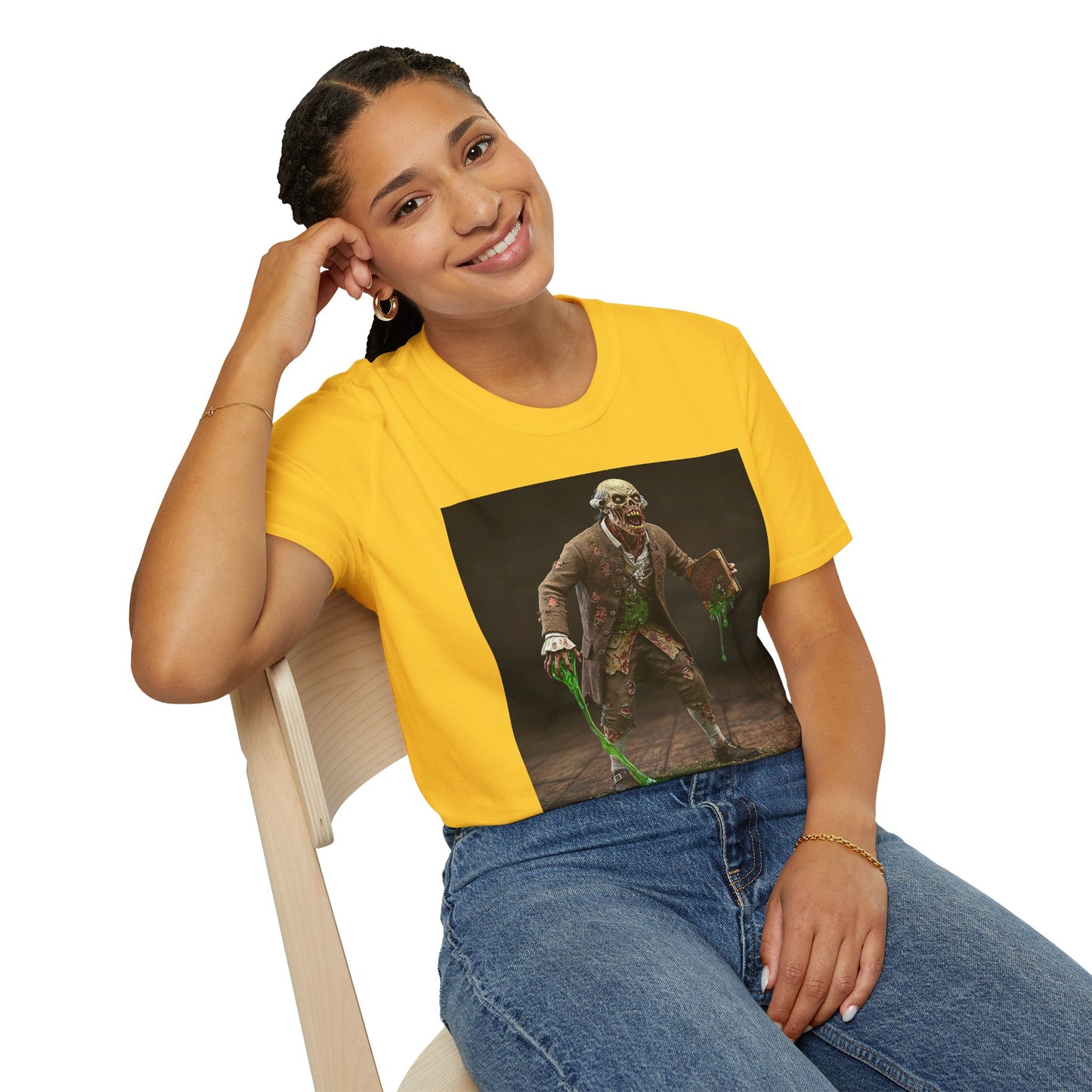 Zombie Science Unisex Softstyle T-Shirt - Spooky Halloween Apparel