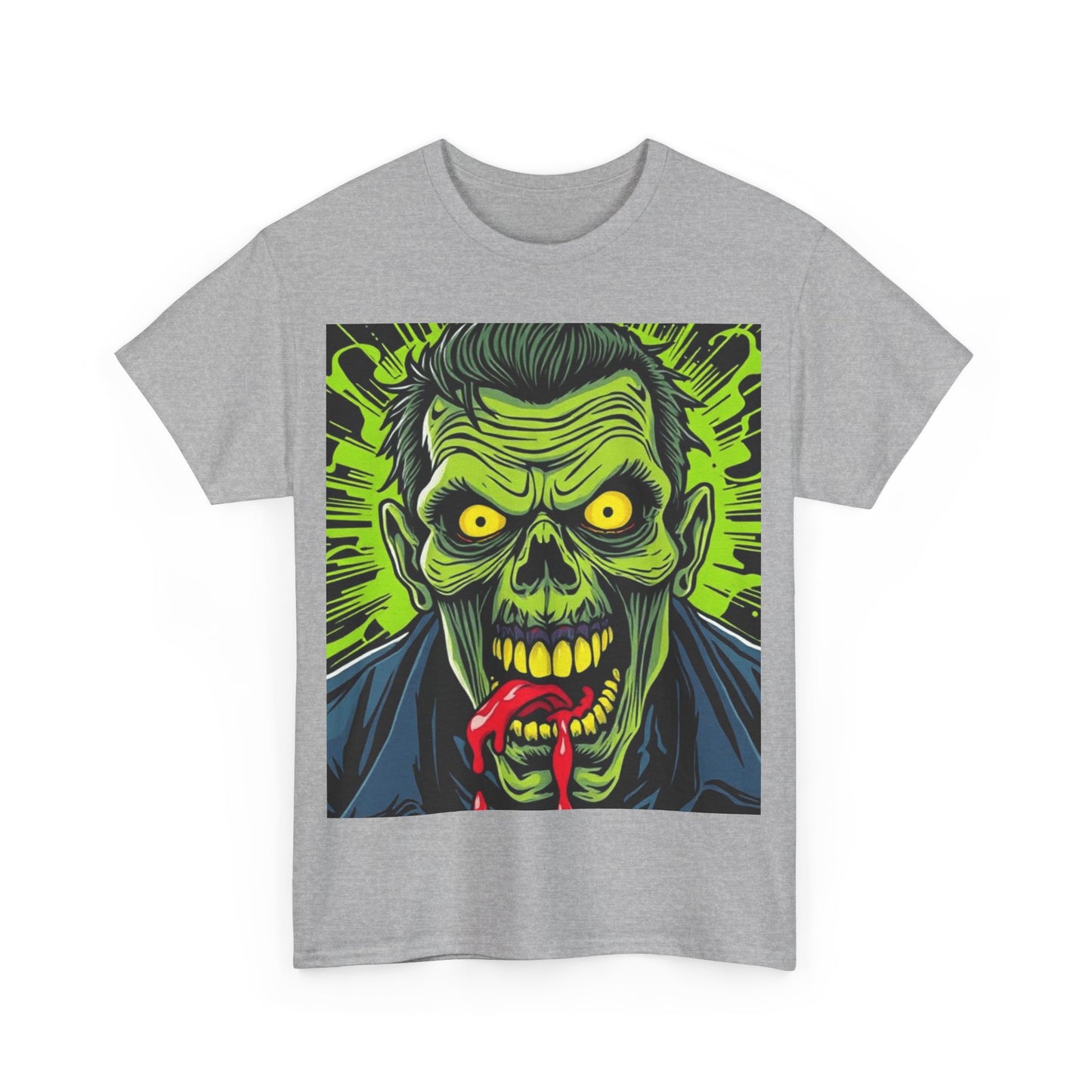 UK - Zombie Graphic Unisex Heavy Cotton Tee