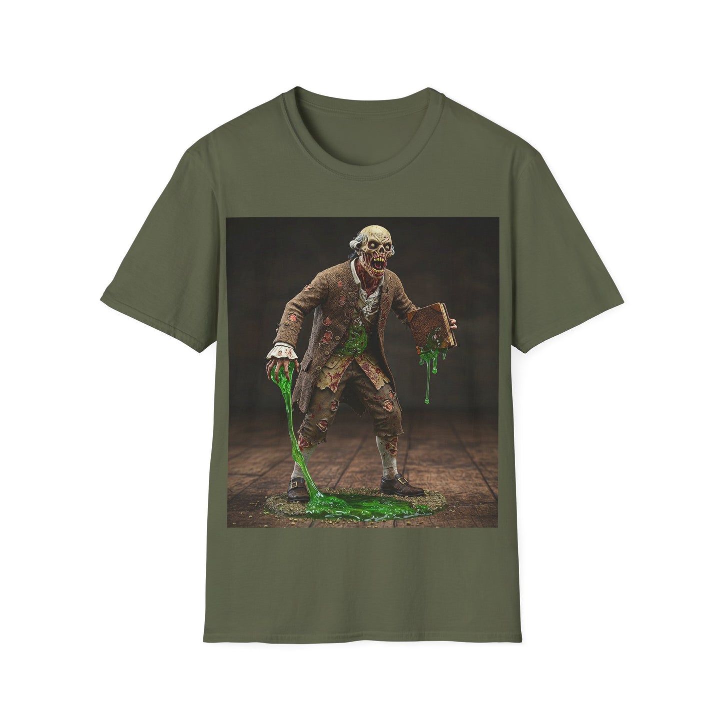 UK - Zombie Science Unisex Softstyle T-Shirt - Spooky Halloween Apparel