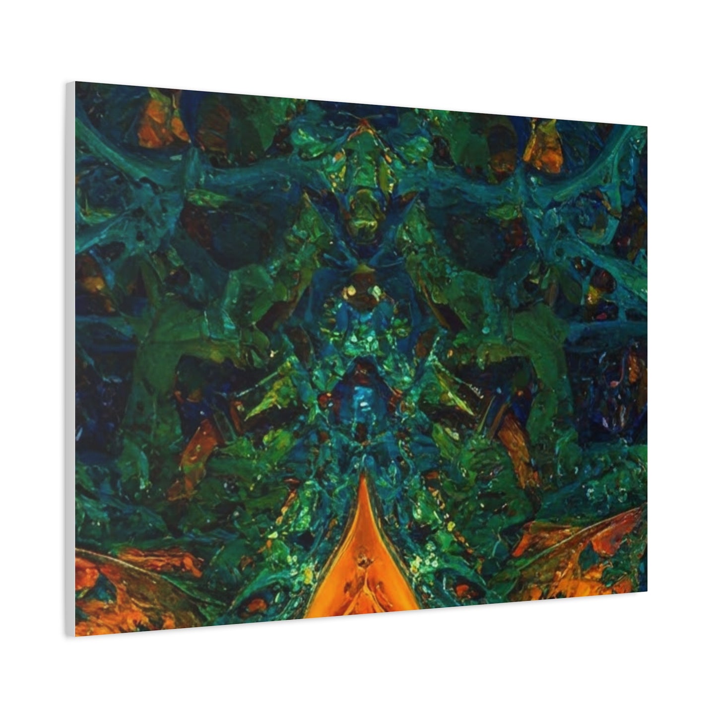Vibrant Abstract Fractal Art Canvas Print
