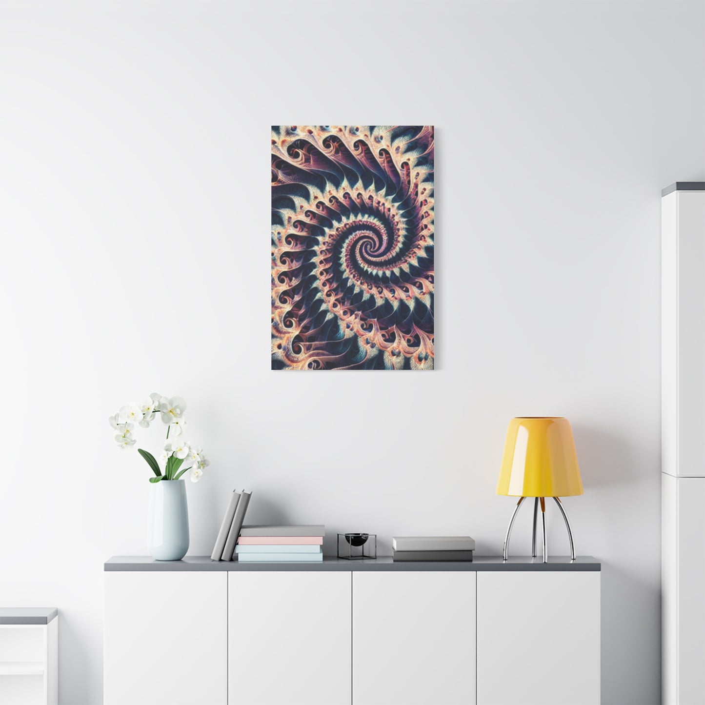Abstract Spiral Art Canvas Print - Modern Home Decor for Art Lovers