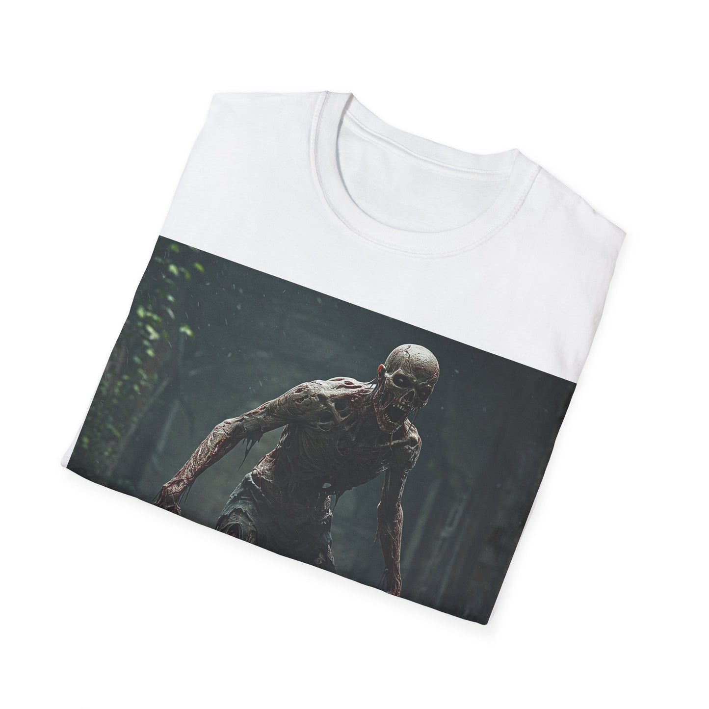 UK - Horror Creature Unisex Softstyle T-Shirt - Spooky Graphic Tee