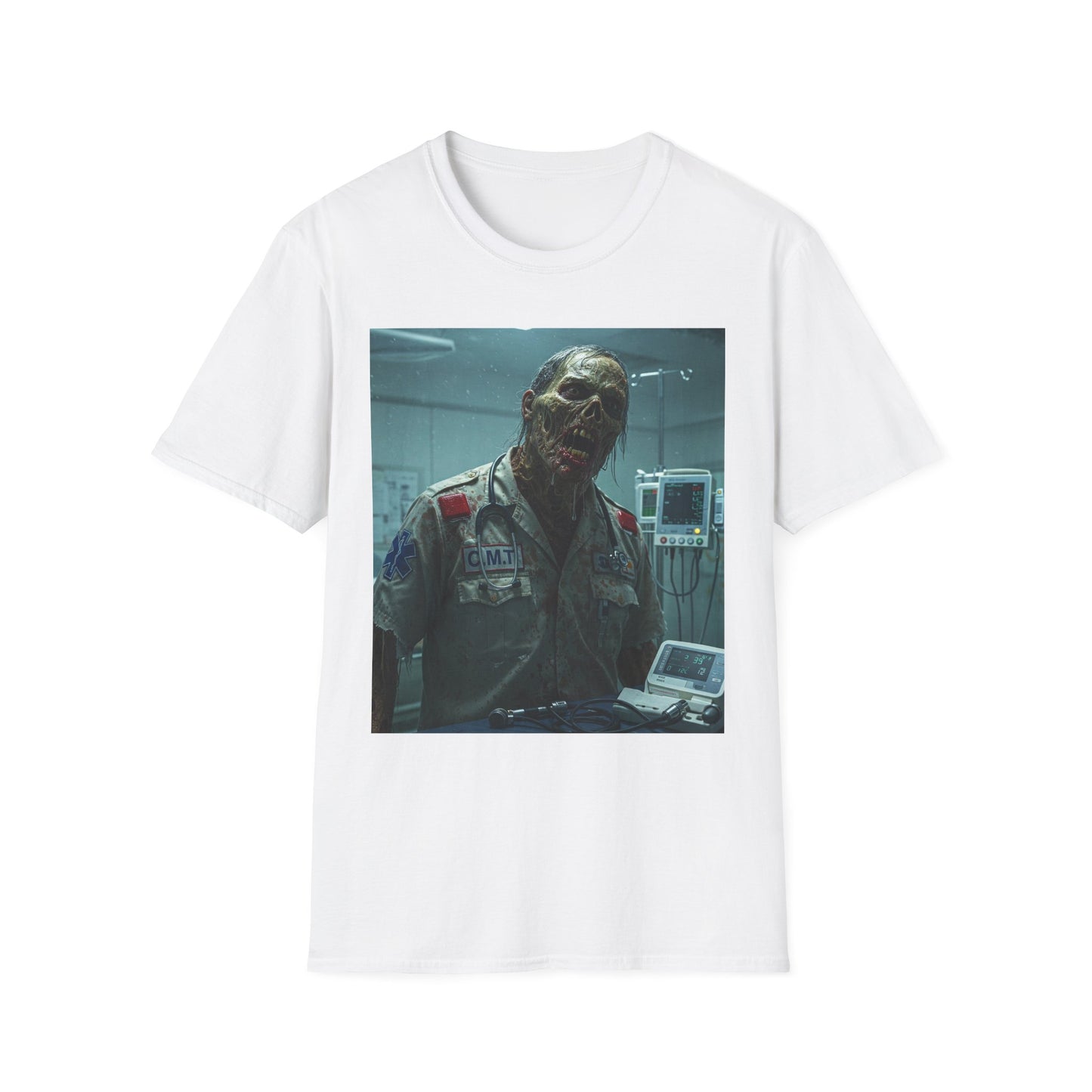 Unisex Horror Graphic T-Shirt - Creepy Zombie Design