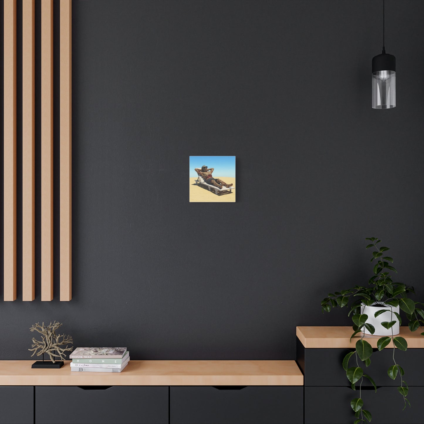 Zombie Beach Bум canvas art - Perfect for Halloween decor and unique gifts