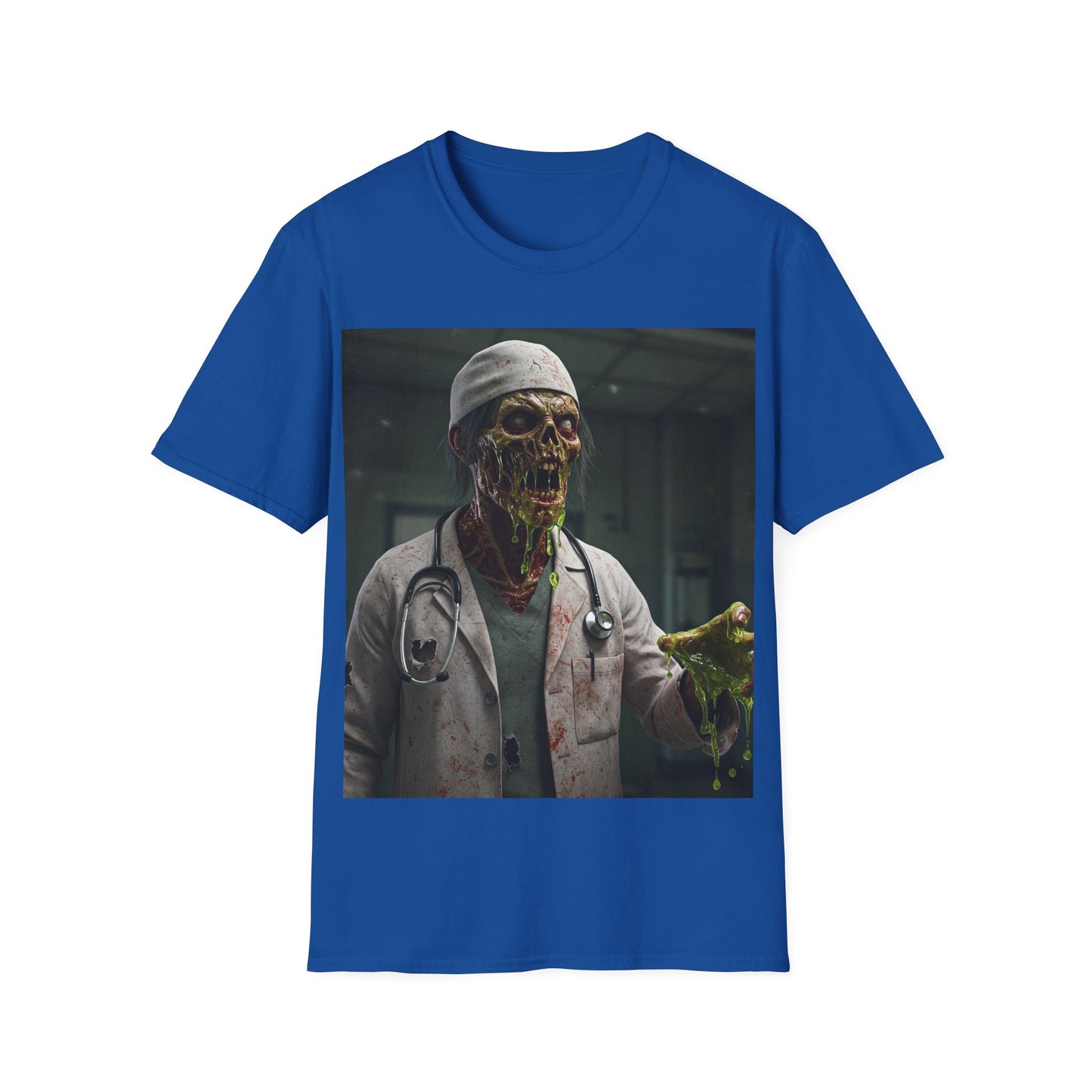 UK - Zombie Doctor Graphic T-Shirt | Unisex Horror Tee for Halloween