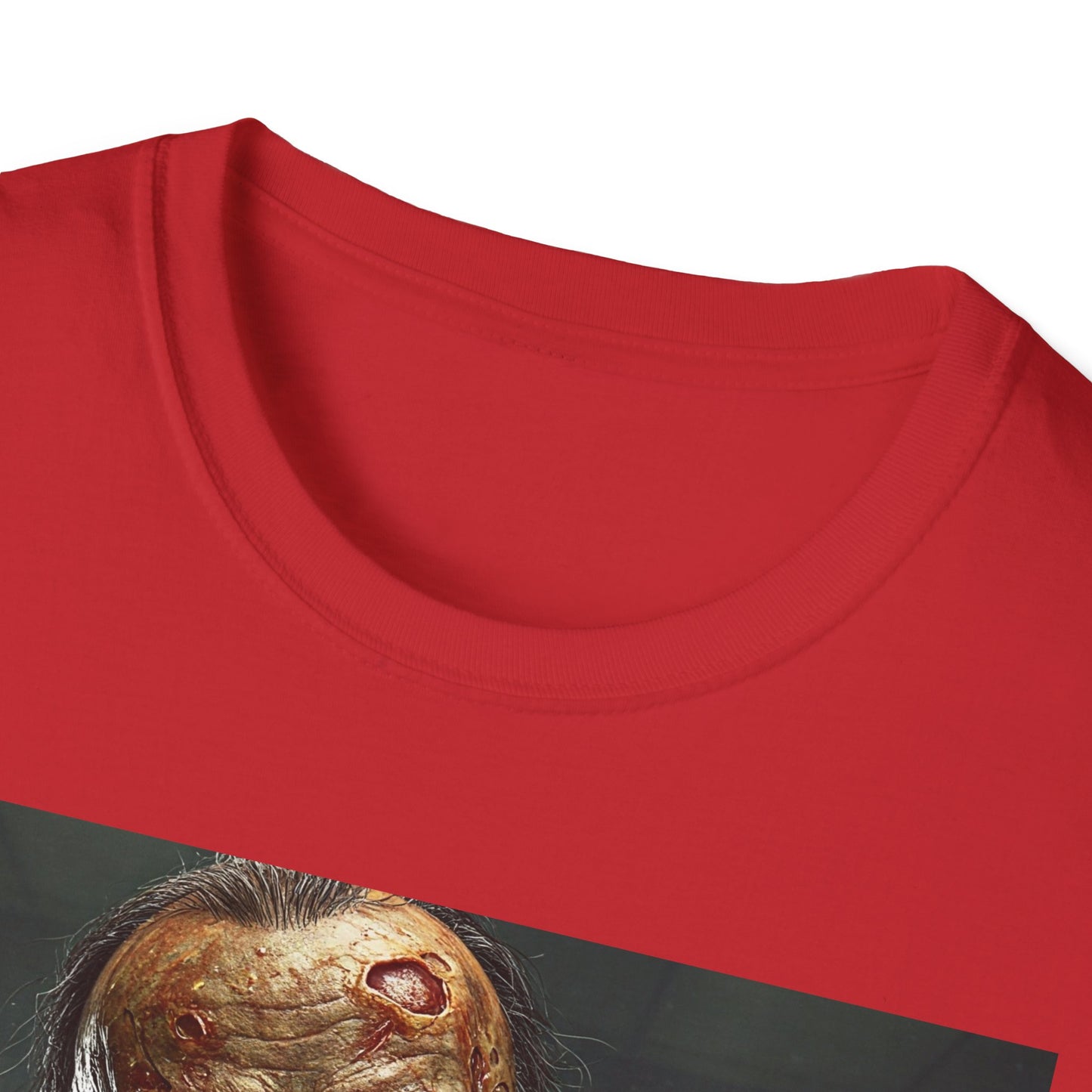 Zombie Businessman Unisex Softstyle T-Shirt | Spooky Halloween Apparel