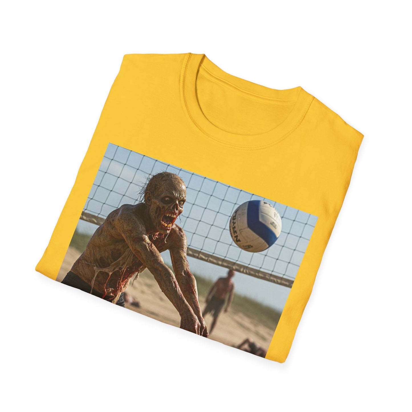 Beach Volleyball Unisex Softstyle T-Shirt - Perfect for Summer Fun and Sports Lovers