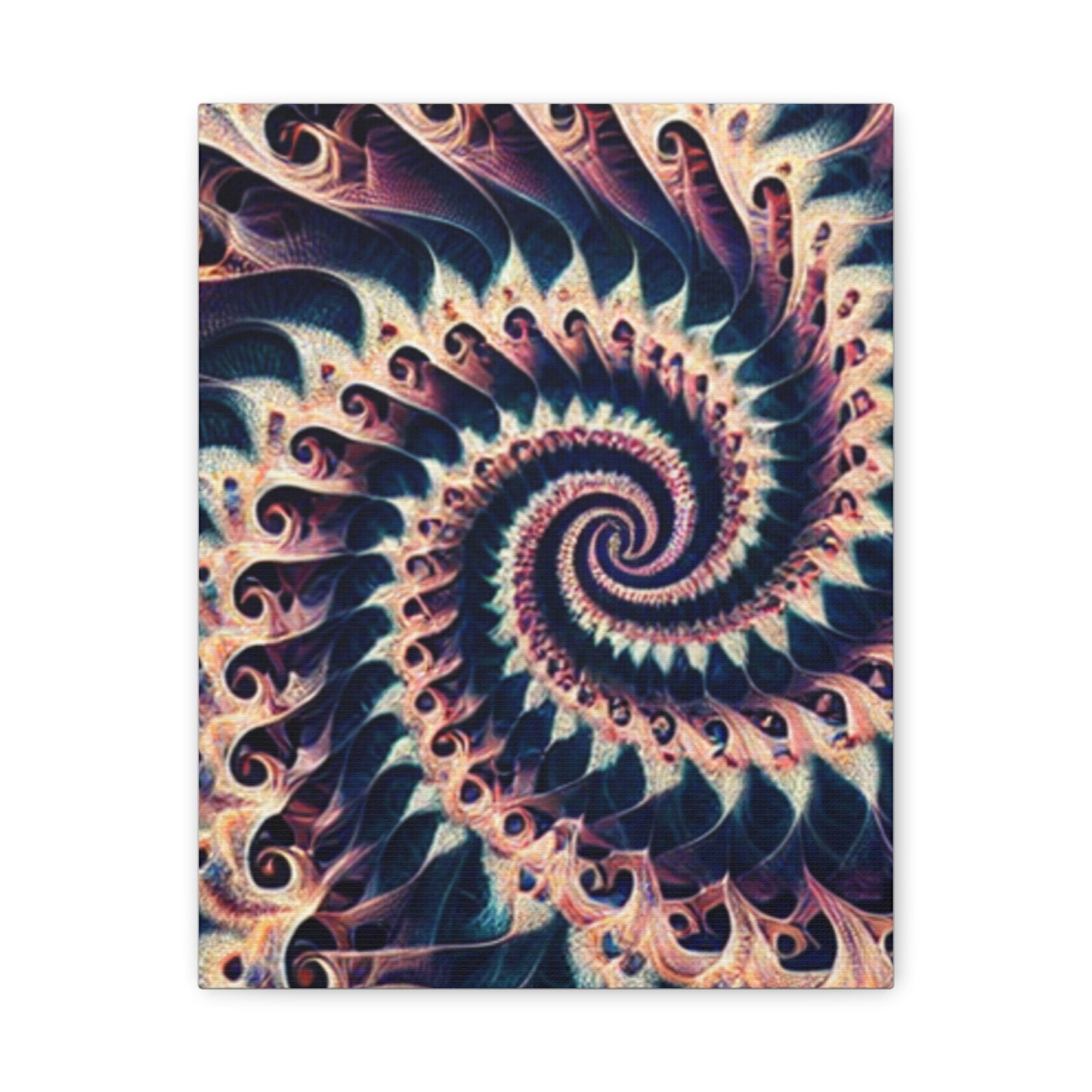 Abstract Spiral Art Canvas Print - Modern Home Decor for Art Lovers
