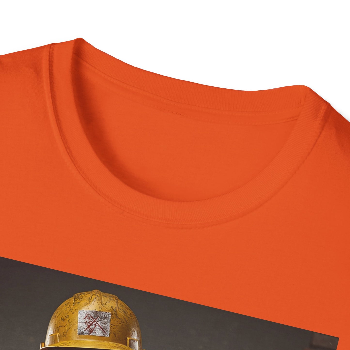 Zombie Construction Worker Unisex Softstyle T-Shirt