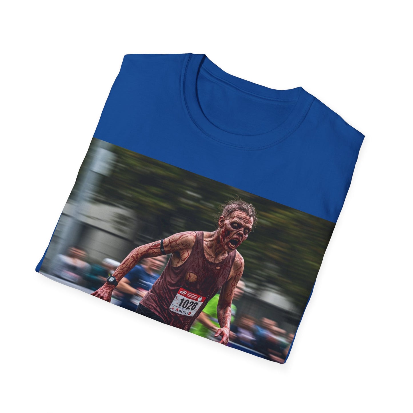 UK - Motivational Run Unisex Softstyle T-Shirt - Perfect for Runners and Fitness Enthusiasts