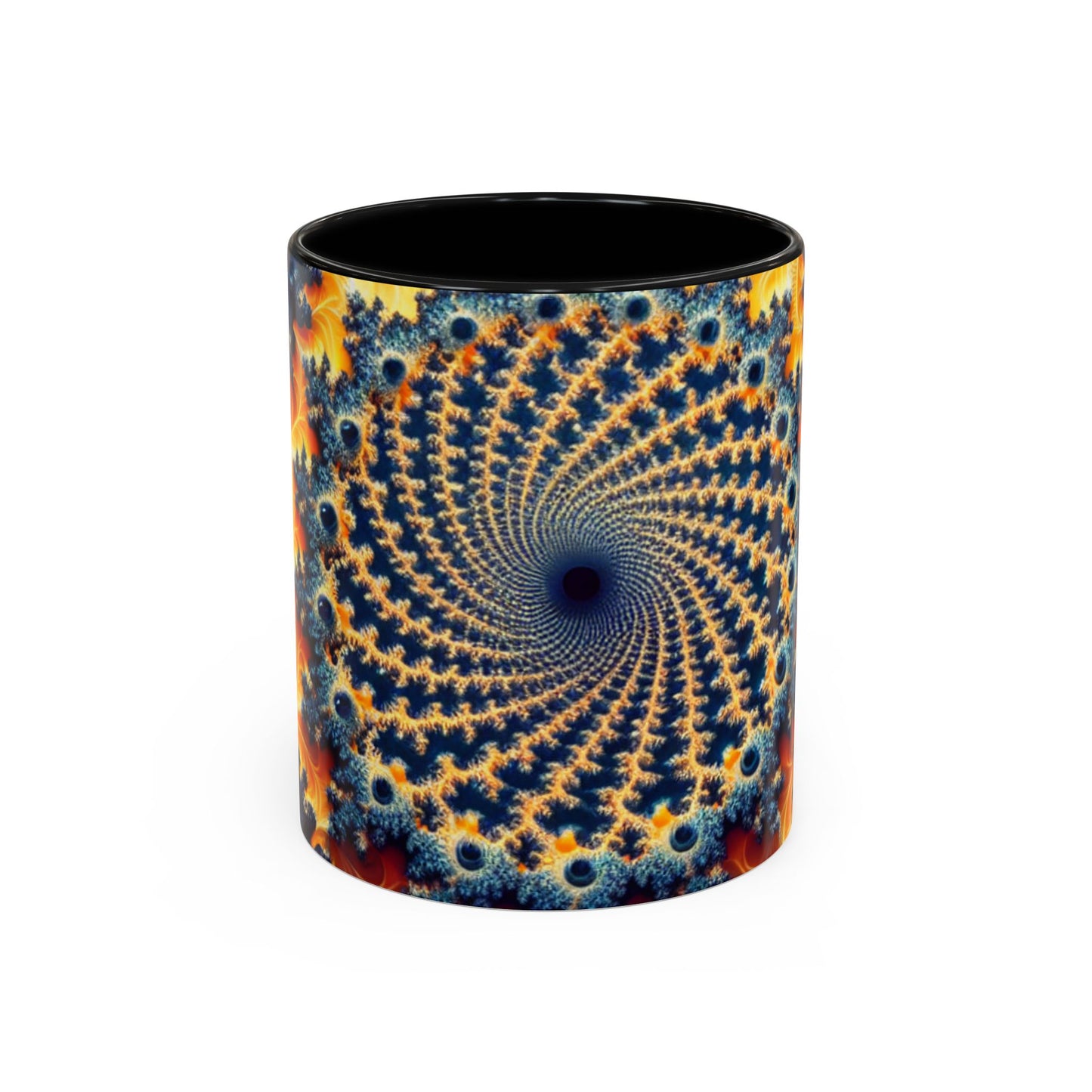 Vibrant Abstract Accent Coffee Mug - Unique 11 & 15oz Design for Art Lovers