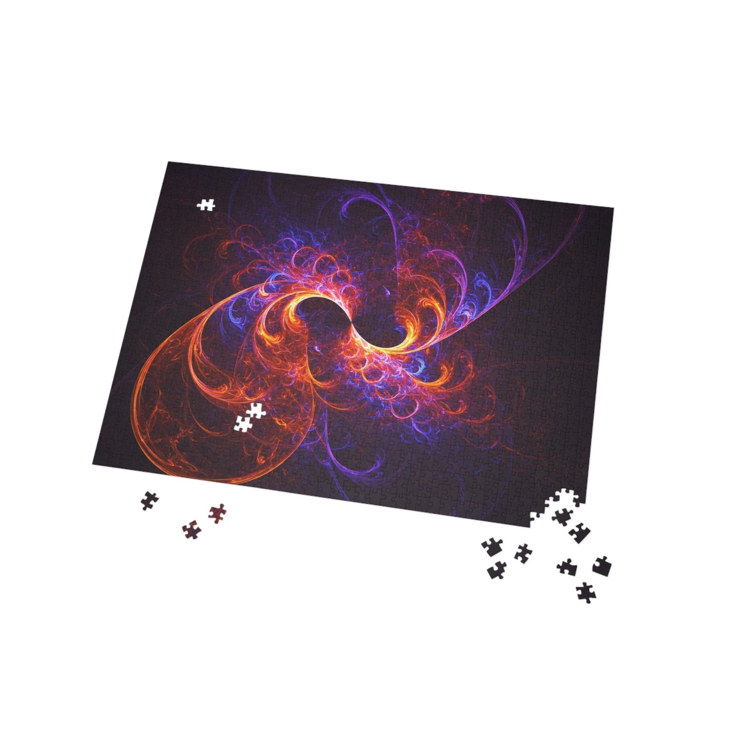 Vibrant Fractal Puzzle - 96, 252, 500, 1000 Pieces