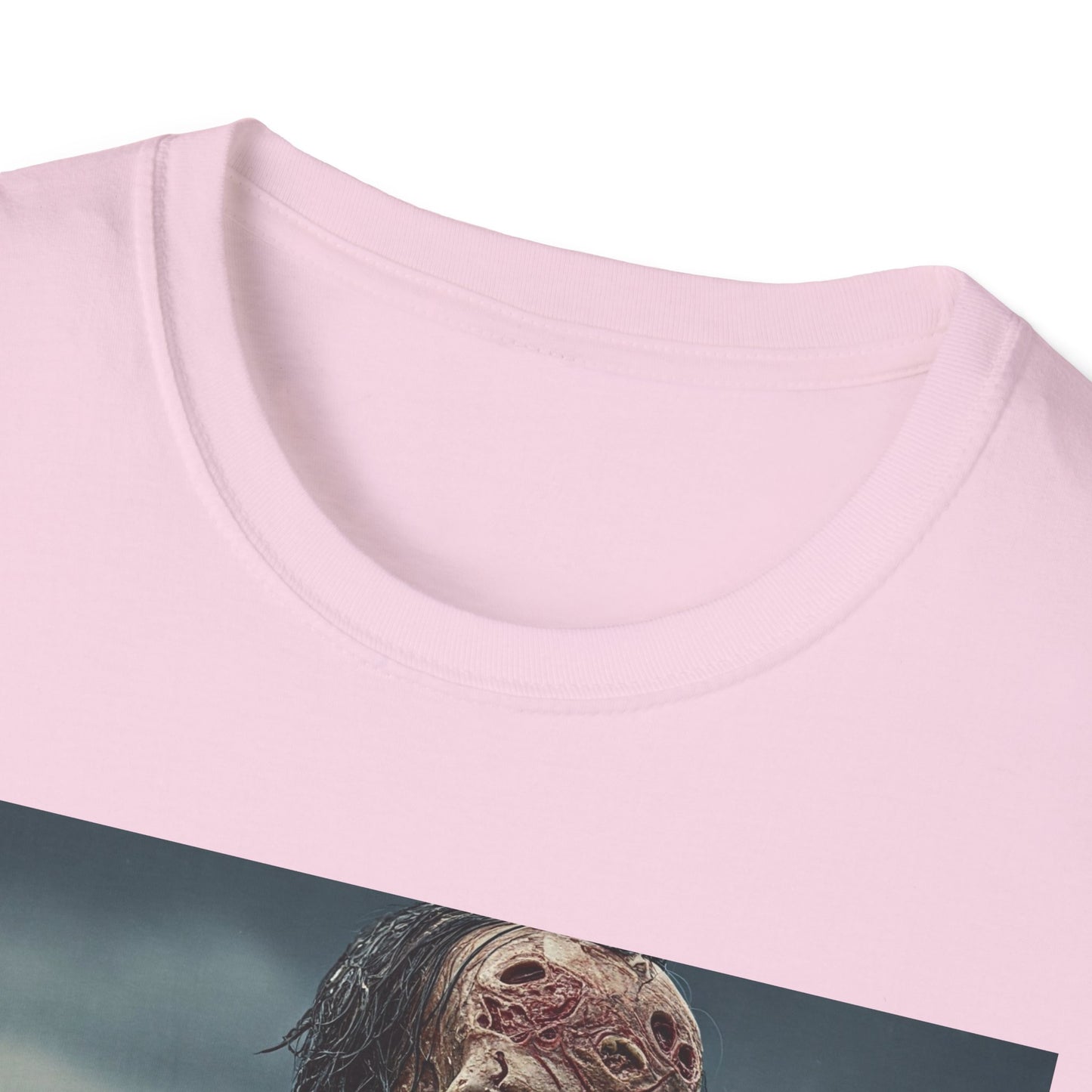 Zombie Horror Unisex Softstyle T-Shirt - Perfect for Halloween and Casual Wear