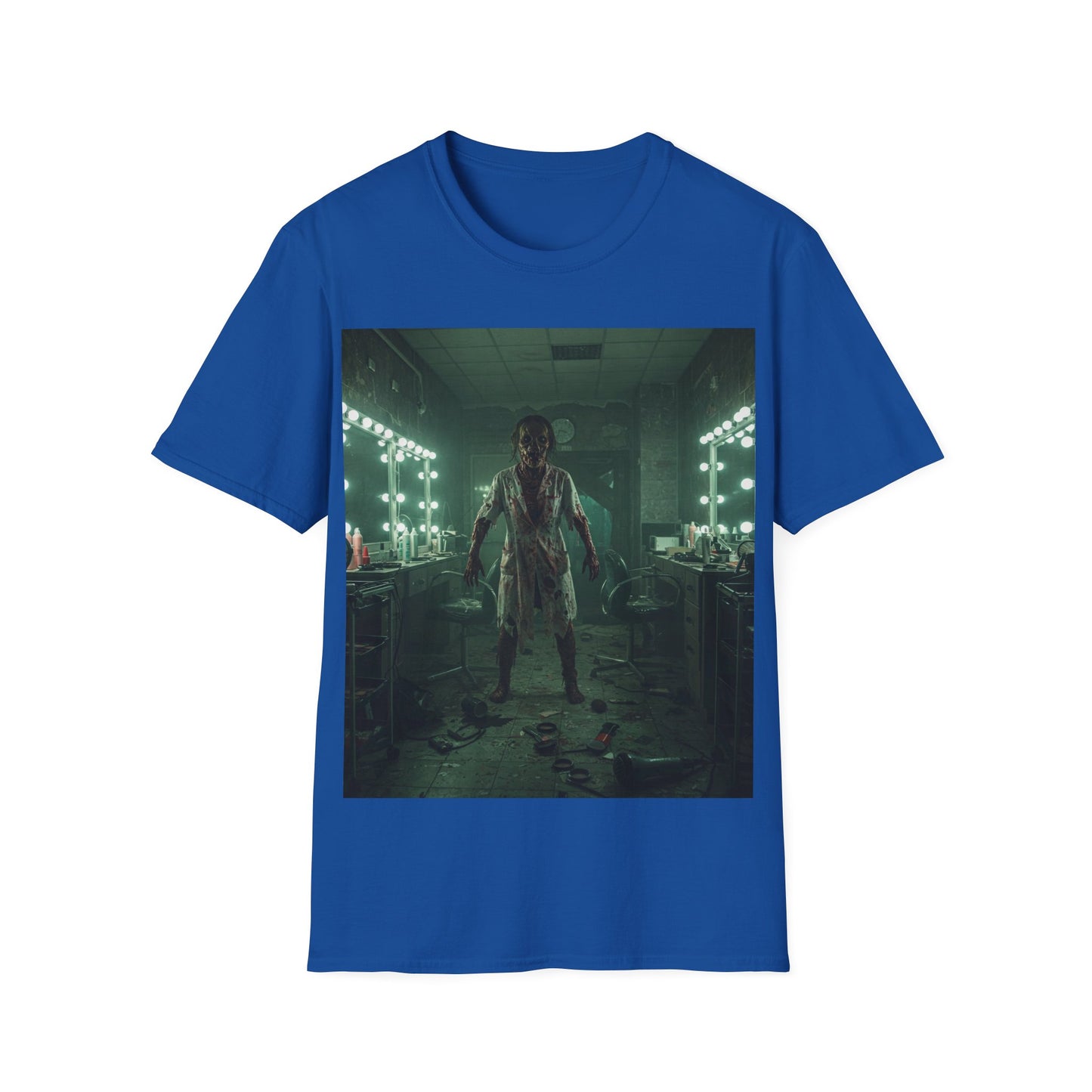 UK - Creepy Horror Unisex Softstyle T-Shirt - Perfect for Halloween