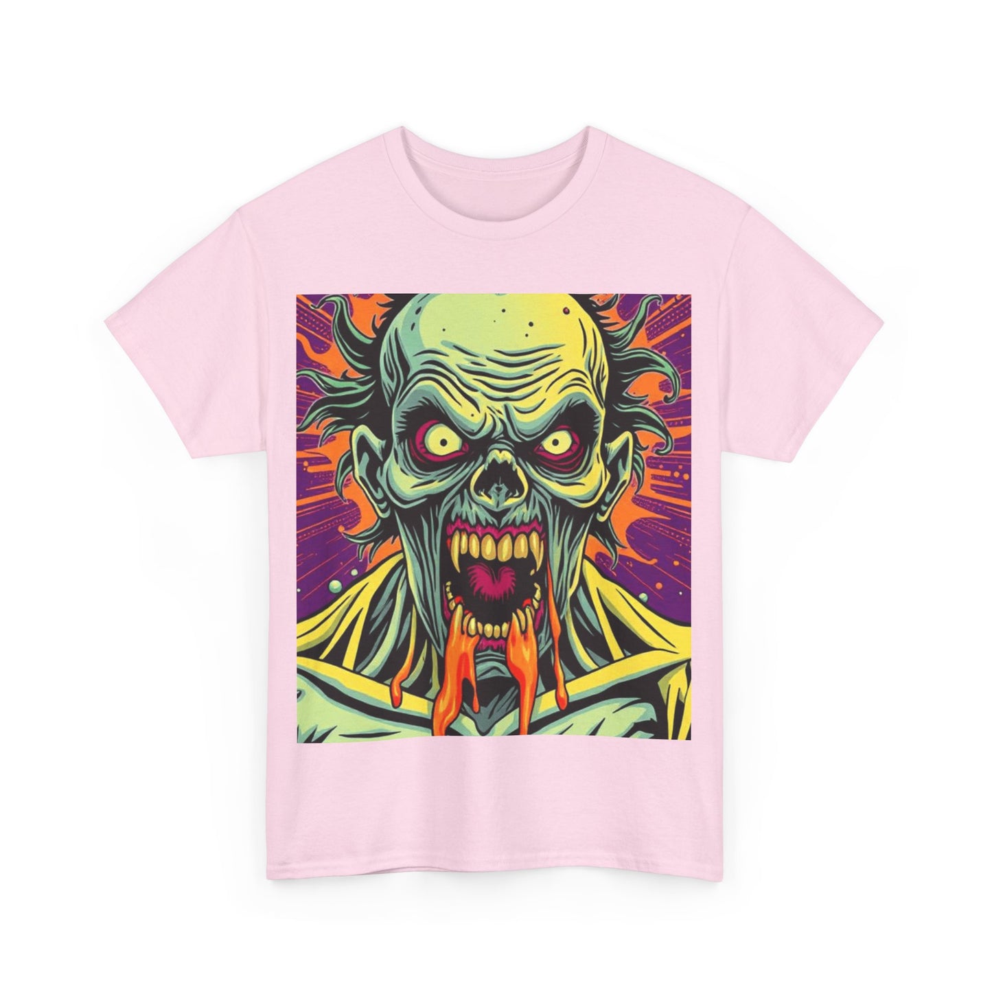 UK - Zombie Graphic Unisex Heavy Cotton Tee