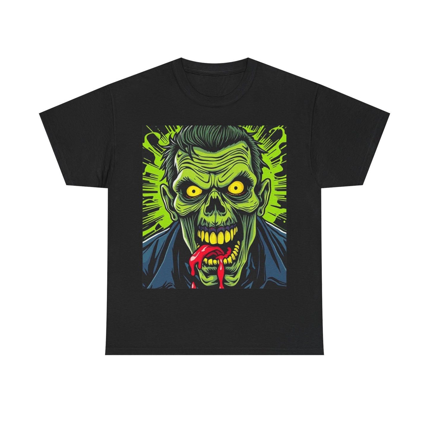UK - Zombie Graphic Unisex Heavy Cotton Tee