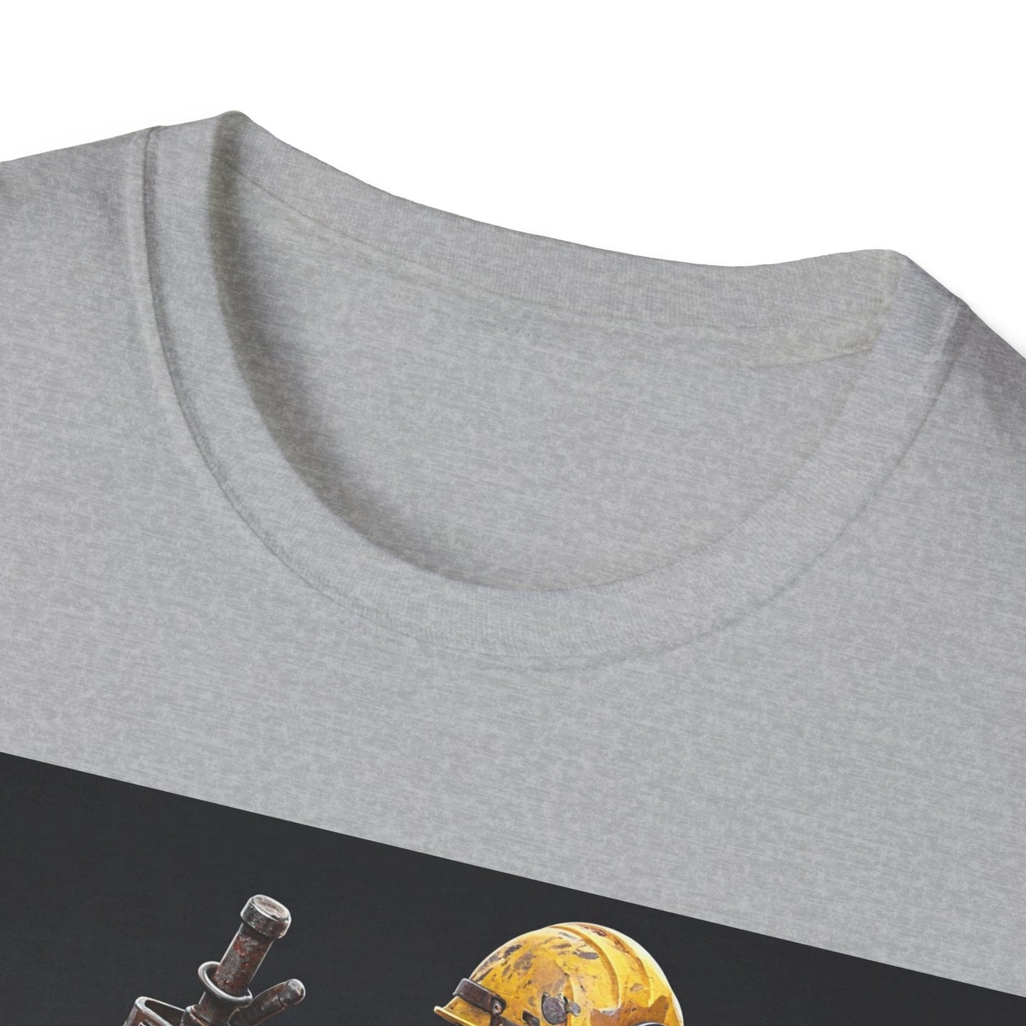 UK - Vintage Mining Themed Unisex Softstyle T-Shirt - Perfect for Adventure Lovers