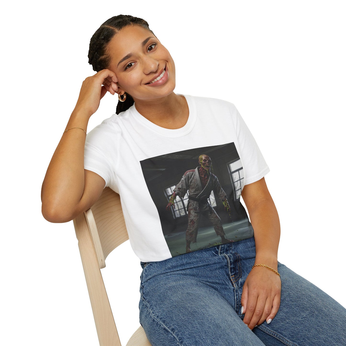 Unisex Zombie Graphic T-Shirt - Perfect for Halloween and Horror Fans